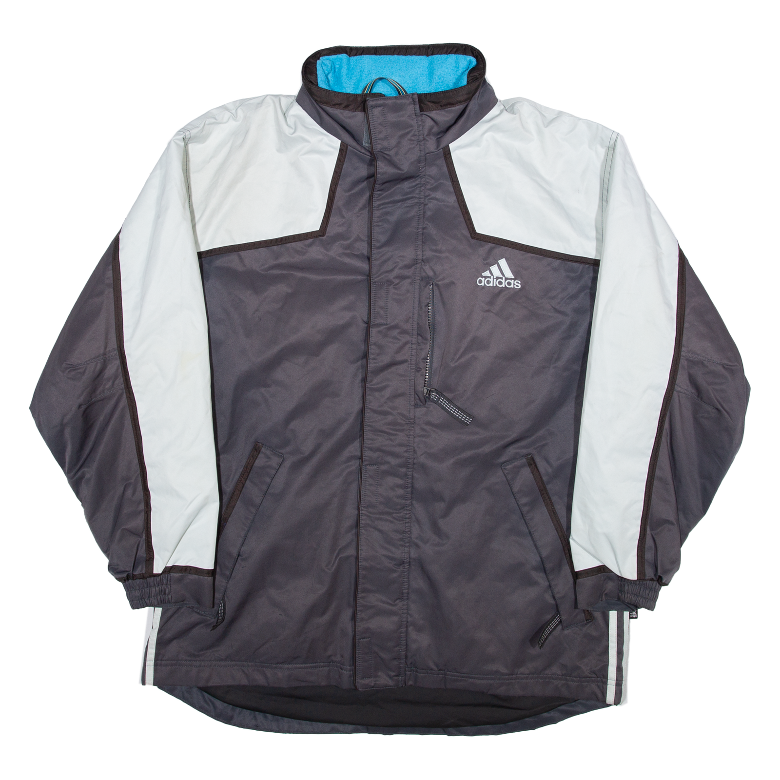 ADIDAS Mens Ski Coat Grey Colourblock M Refurbished - N/A refurbished available on Cerqular
