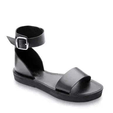 The Camila Leather Flatform Sandal | Color: Black | Size: 11 Refurbished - Brave Soles refurbished available on Cerqular