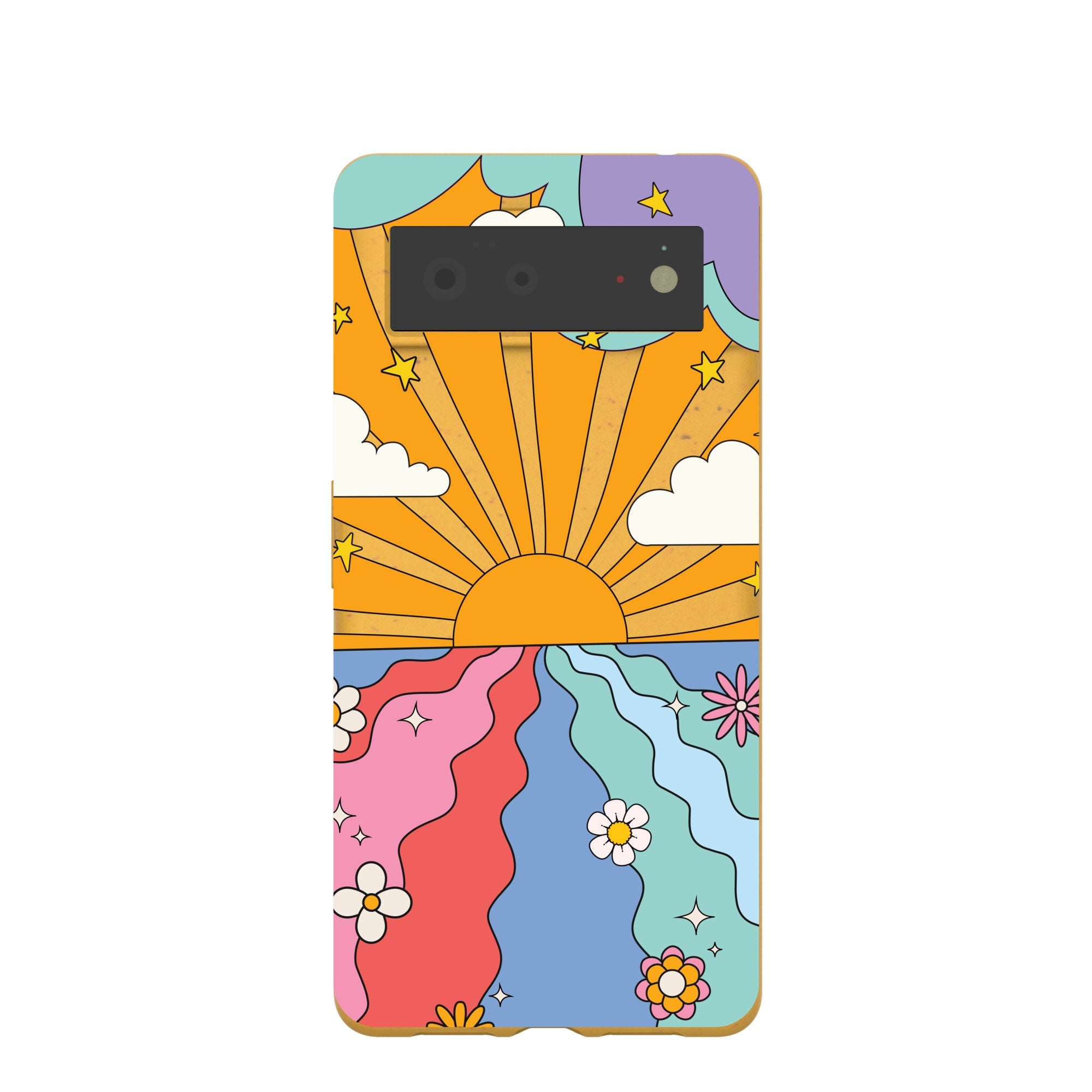 Honey Into the Sunset Google Pixel 6 Case Refurbished - Pela Case refurbished available on Cerqular