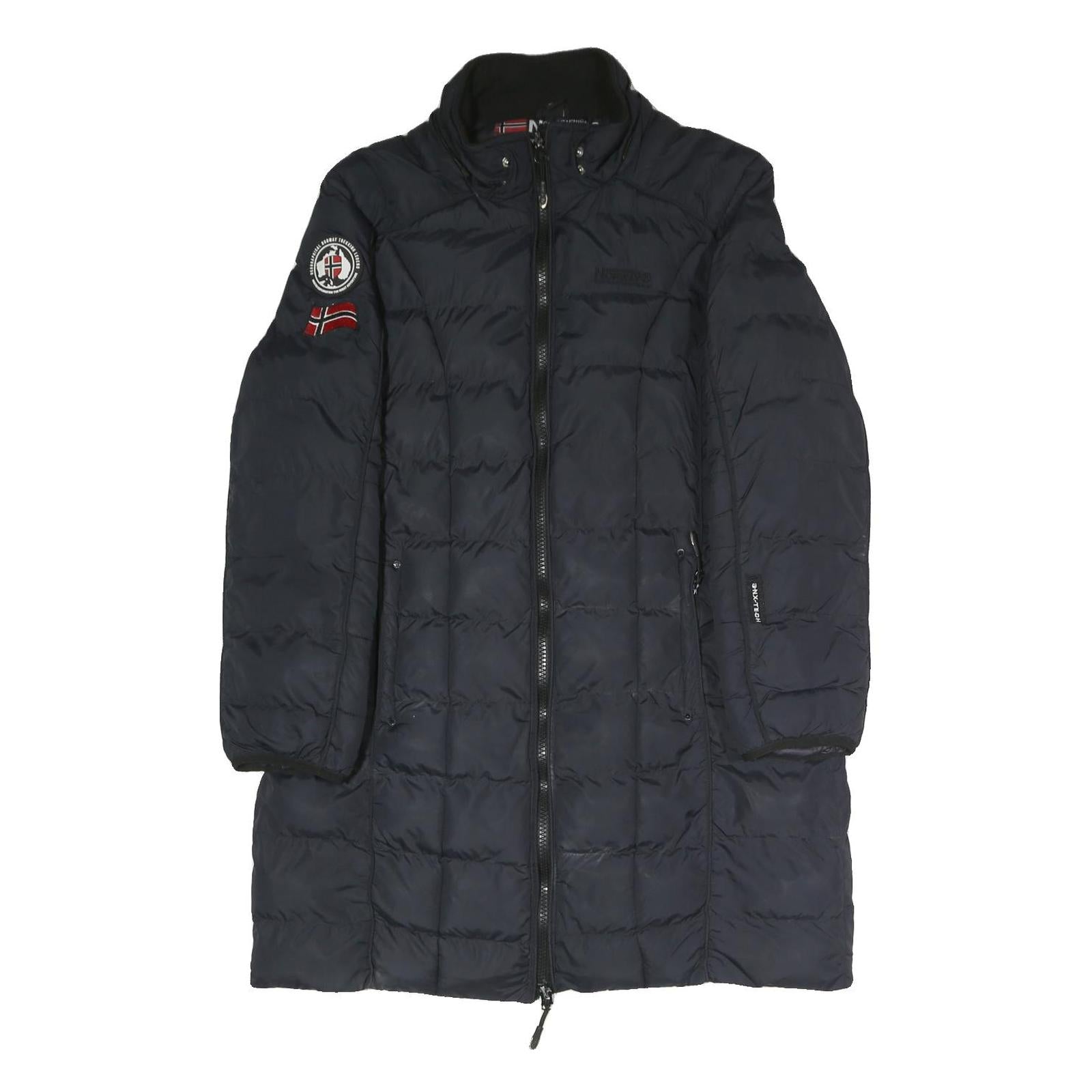 Buy GEOGRAPHICAL NORWAY Womens Navy Blue Long Sleeve Zip Quilted Jacket UK 16 Refurbished - $81.89 GEOGRAPHICAL NORWAY Womens Navy Blue Long Sleeve Zip Quilted Jacket UK 16 Refurbished - N/A refurbished available on Cerqular