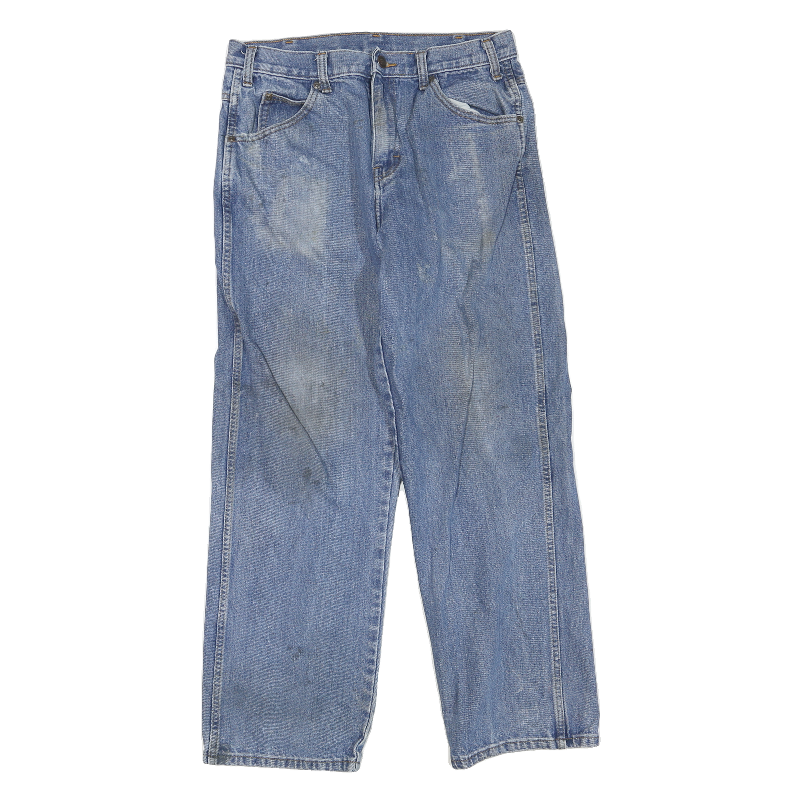 DICKIES Mens Regular Fit Blue Denim Jeans W30 L28 Casual Zip Closure Workwear Refurbished - N/A refurbished available on Cerqular