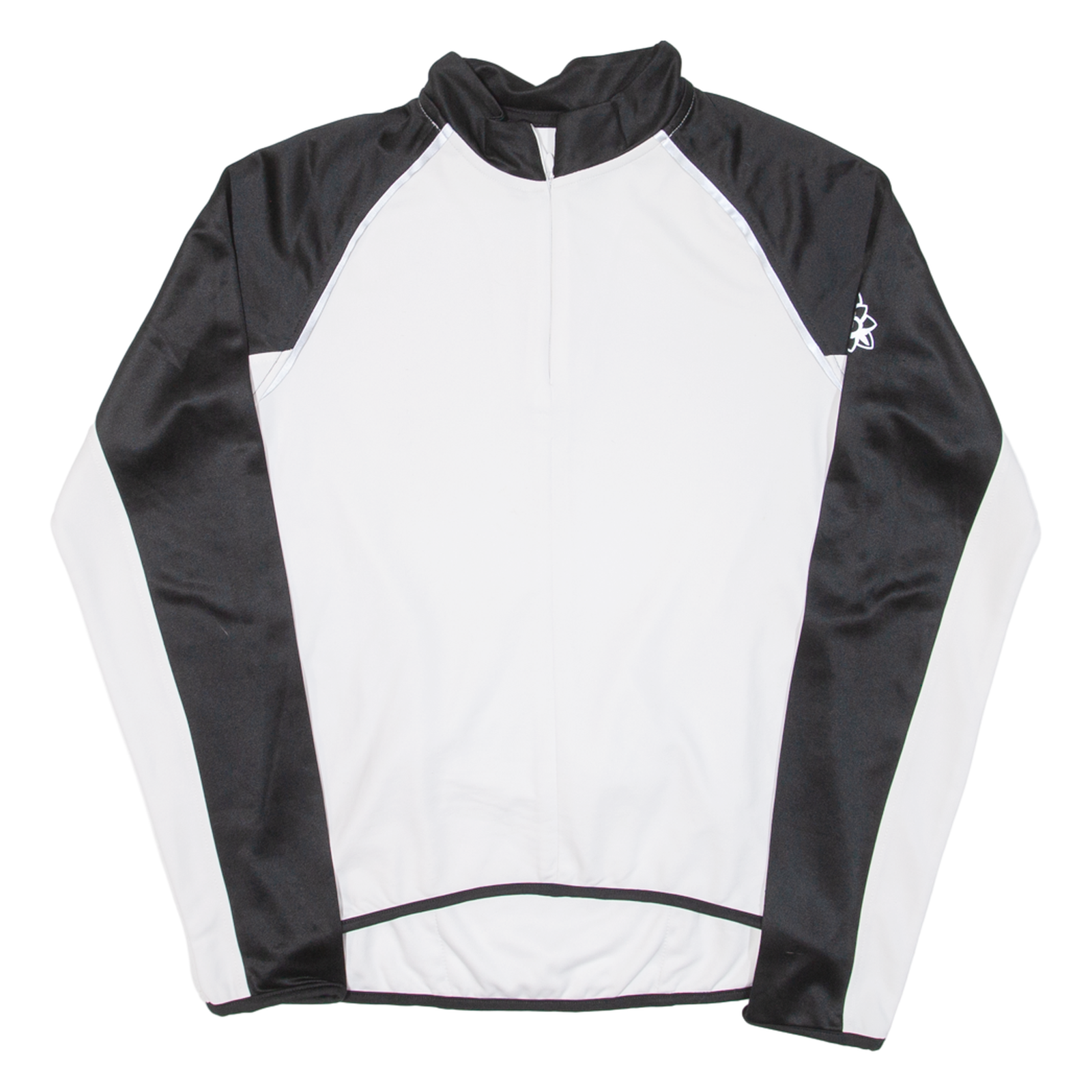 Cycling Mens Jersey White Long Sleeve 1/2 Zip M Refurbished - N/A refurbished available on Cerqular