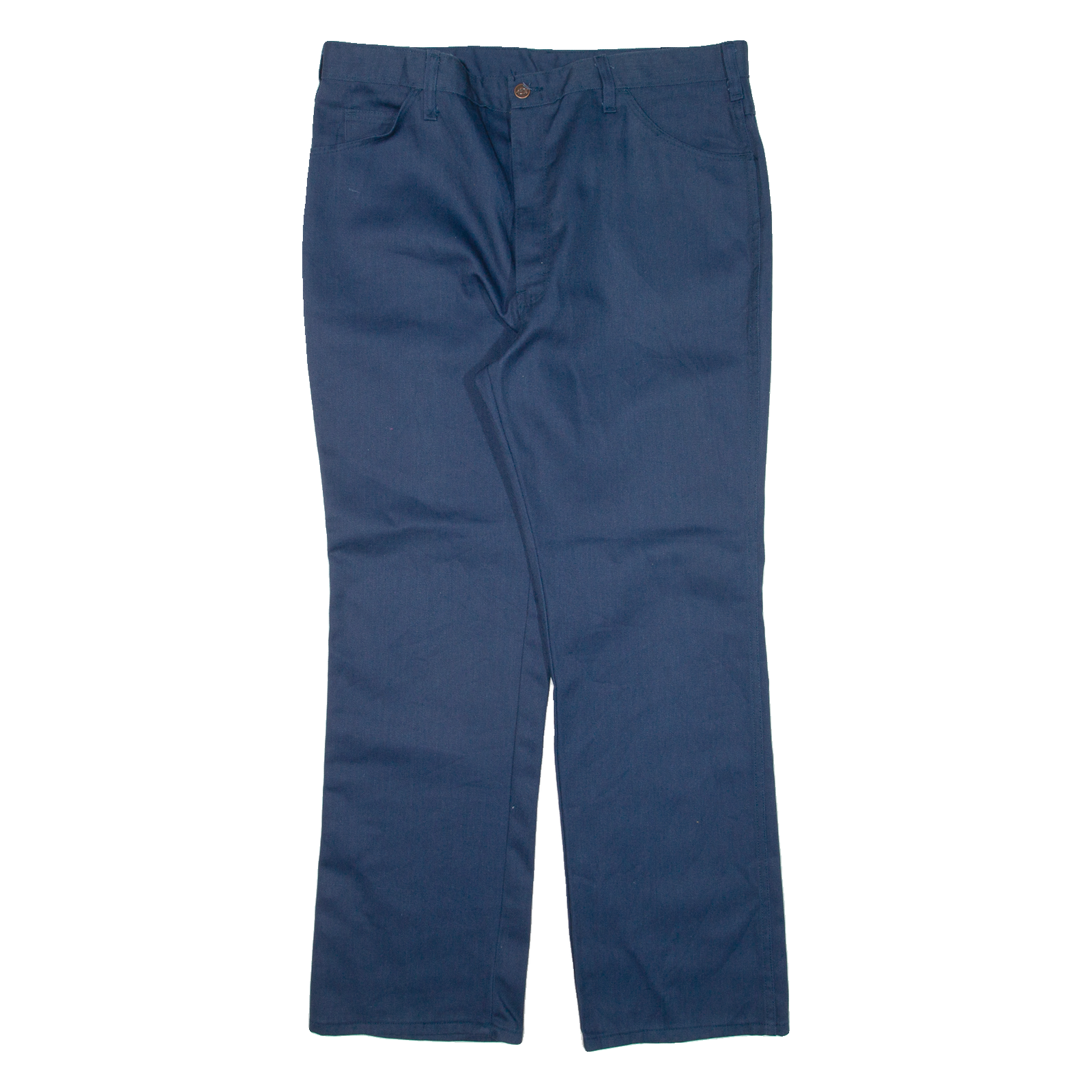 DICKIES Workwear Mens Trousers Blue Regular Straight W38 L30 Refurbished - N/A refurbished available on Cerqular
