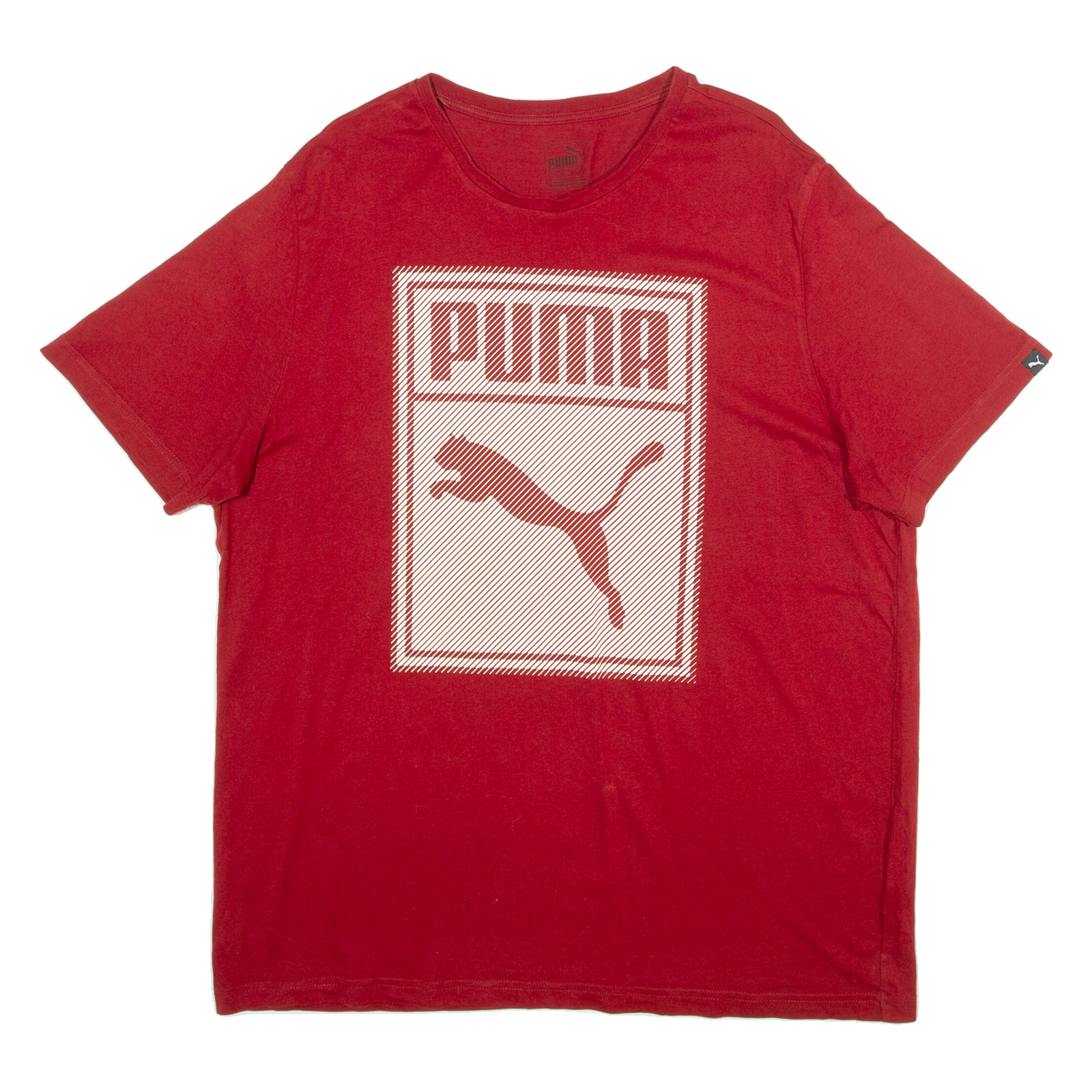 PUMA Mens T-Shirt Red XL Refurbished - N/A refurbished available on Cerqular