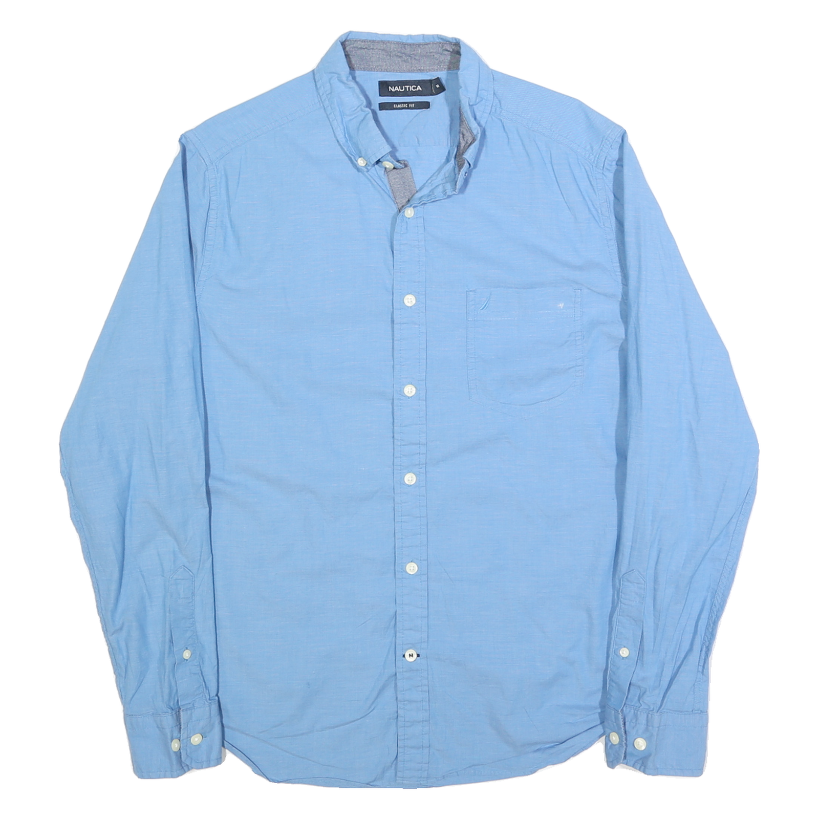 Buy NAUTICA Mens Blue Classic Fit Shirt M Cotton Blend Button Down Long Sleeve Refurbished - $25.99 NAUTICA Mens Blue Classic Fit Shirt M Cotton Blend Button Down Long Sleeve Refurbished - N/A refurbished available on Cerqular
