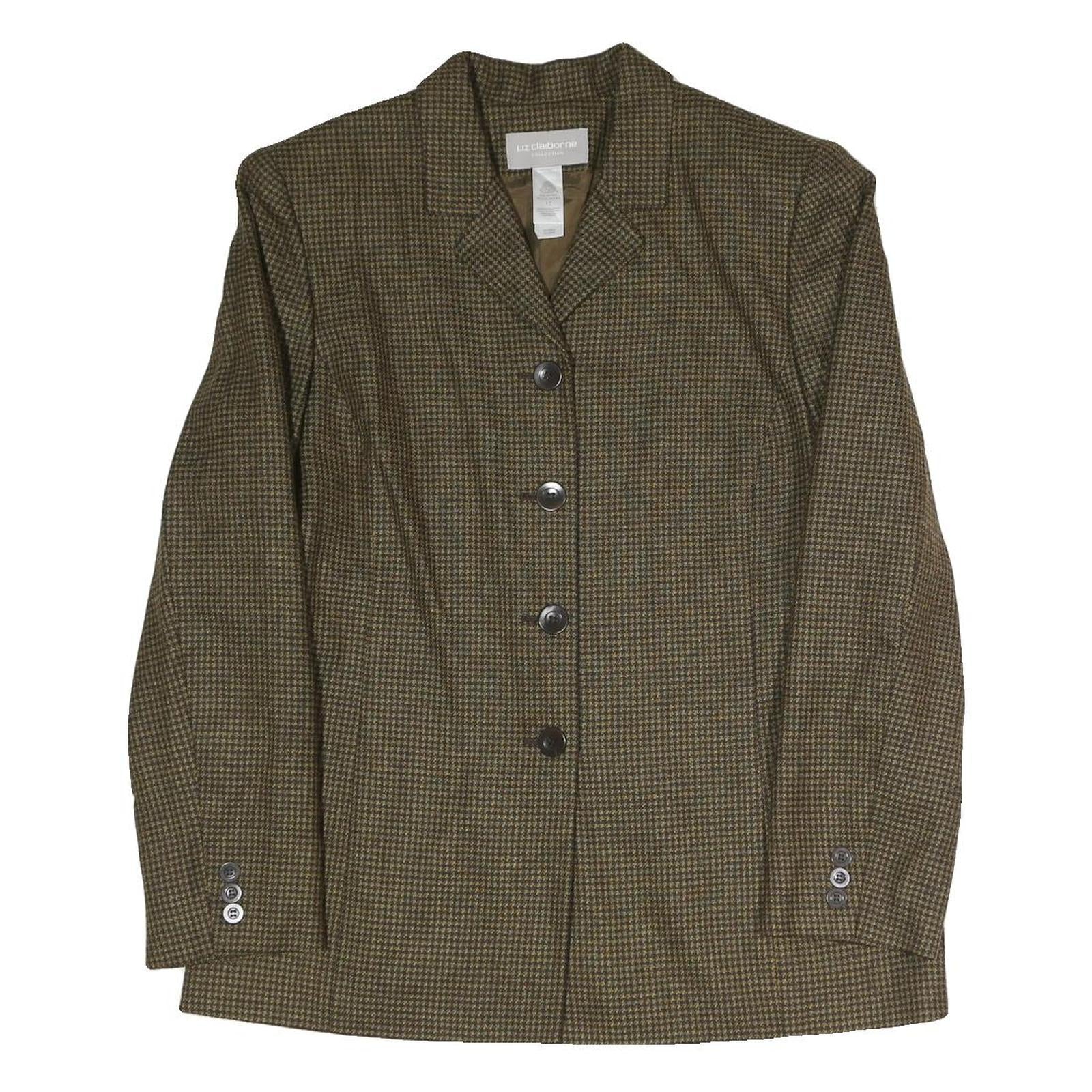 Buy LIZ CLAIBORNE Womens Brown Houndstooth Button Jacket UK 12 Polyester Blend Refurbished - $48.09 LIZ CLAIBORNE Womens Brown Houndstooth Button Jacket UK 12 Polyester Blend Refurbished - N/A refurbished available on Cerqular