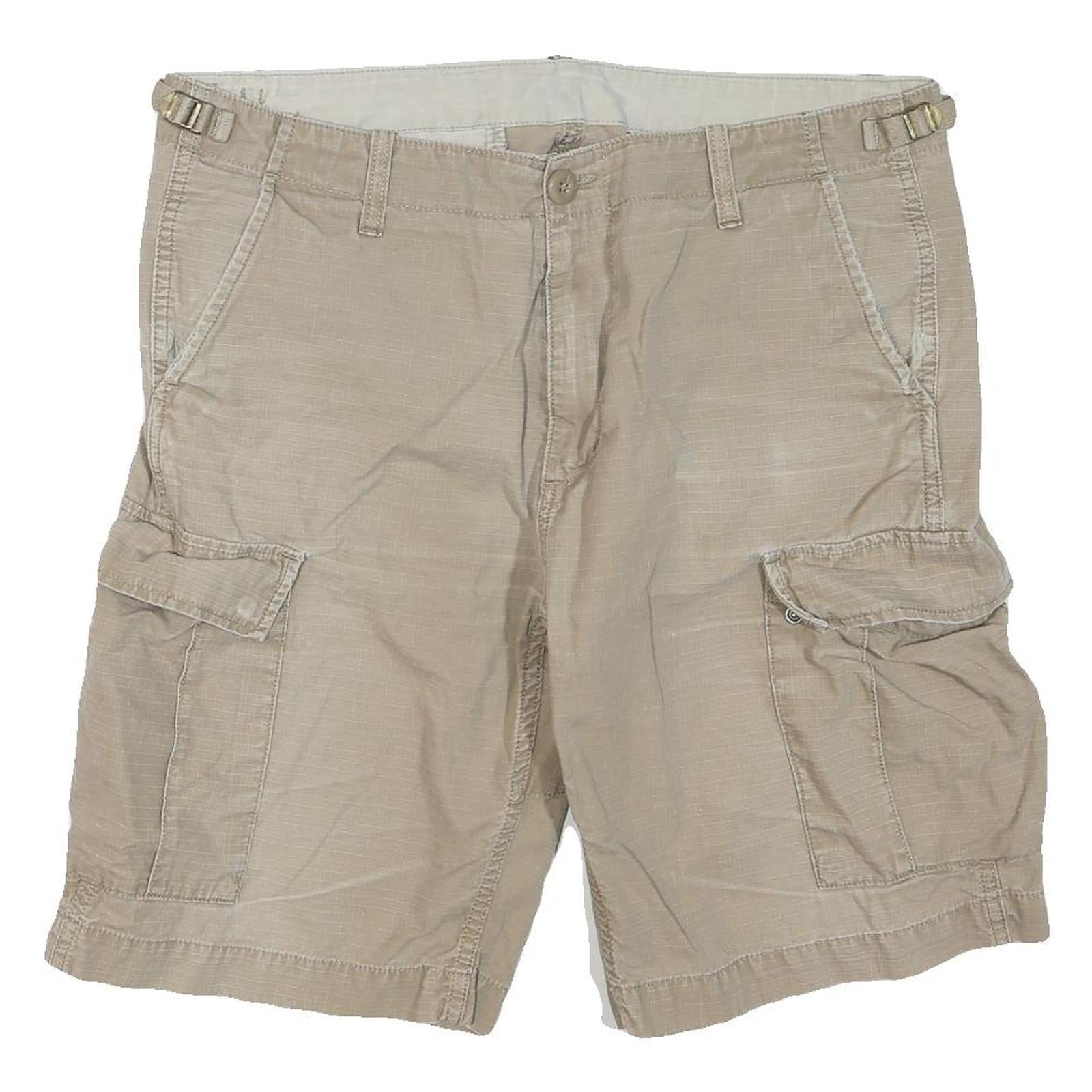 CARHARTT Mens Shorts Beige Casual Cargo M W36 Durable Cotton Blend Workwear Refurbished - N/A refurbished available on Cerqular