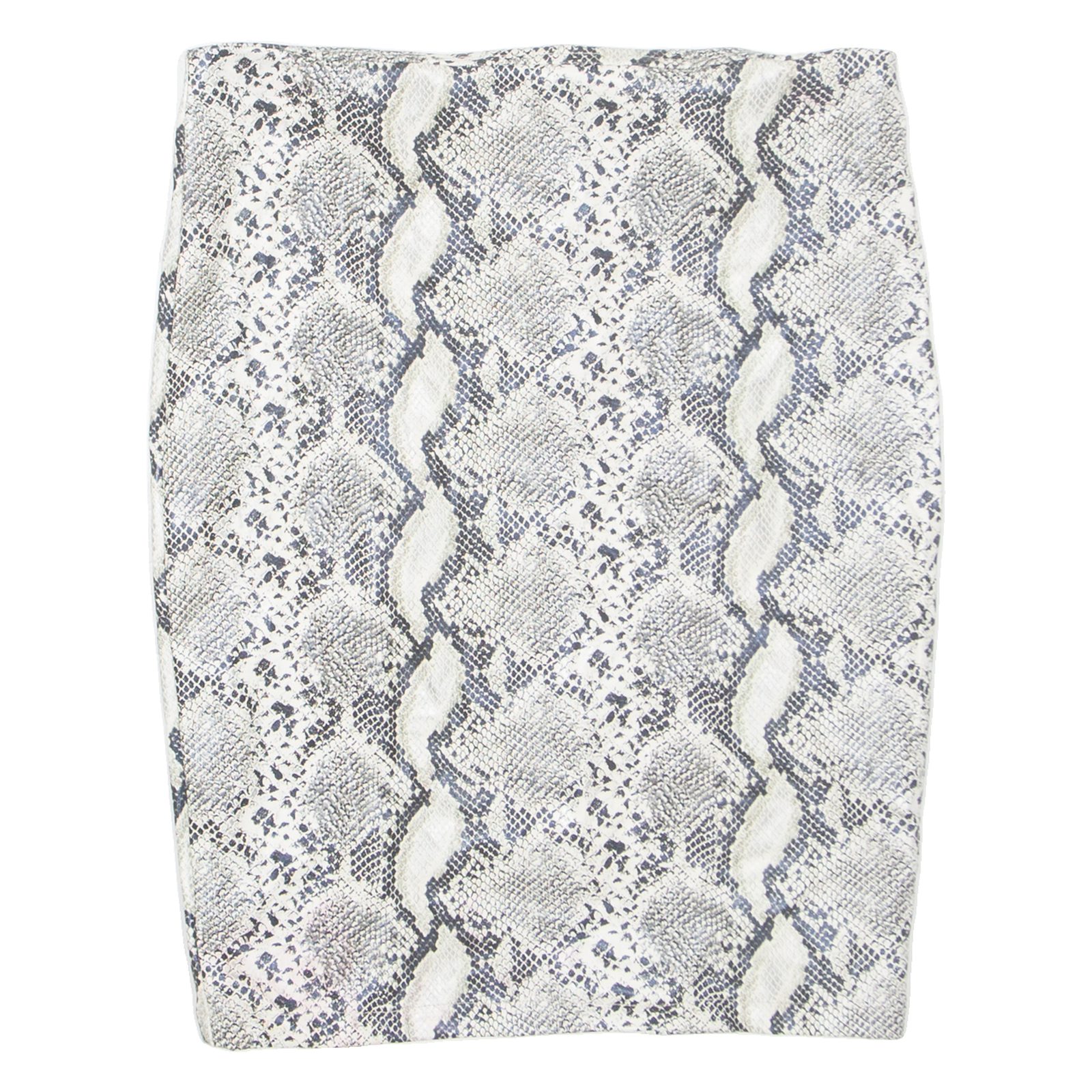 Womens Straight Skirt White Knee Length Crazy Pattern S Refurbished - N/A refurbished available on Cerqular