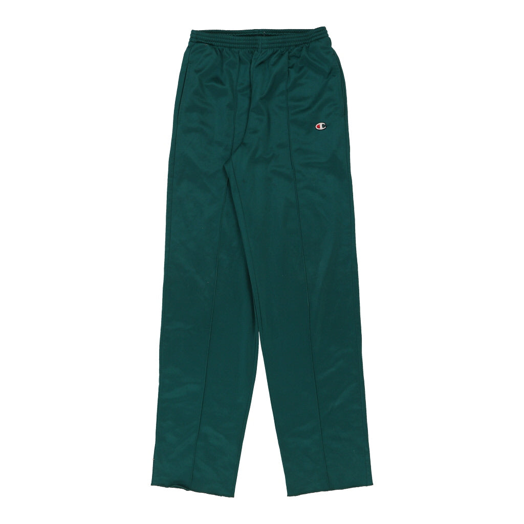 Age 11-12 Champion Tracksuit - Medium Green Polyester Refurbished - Thrifted (note: this is a term often used to describe second- refurbished available on Cerqular