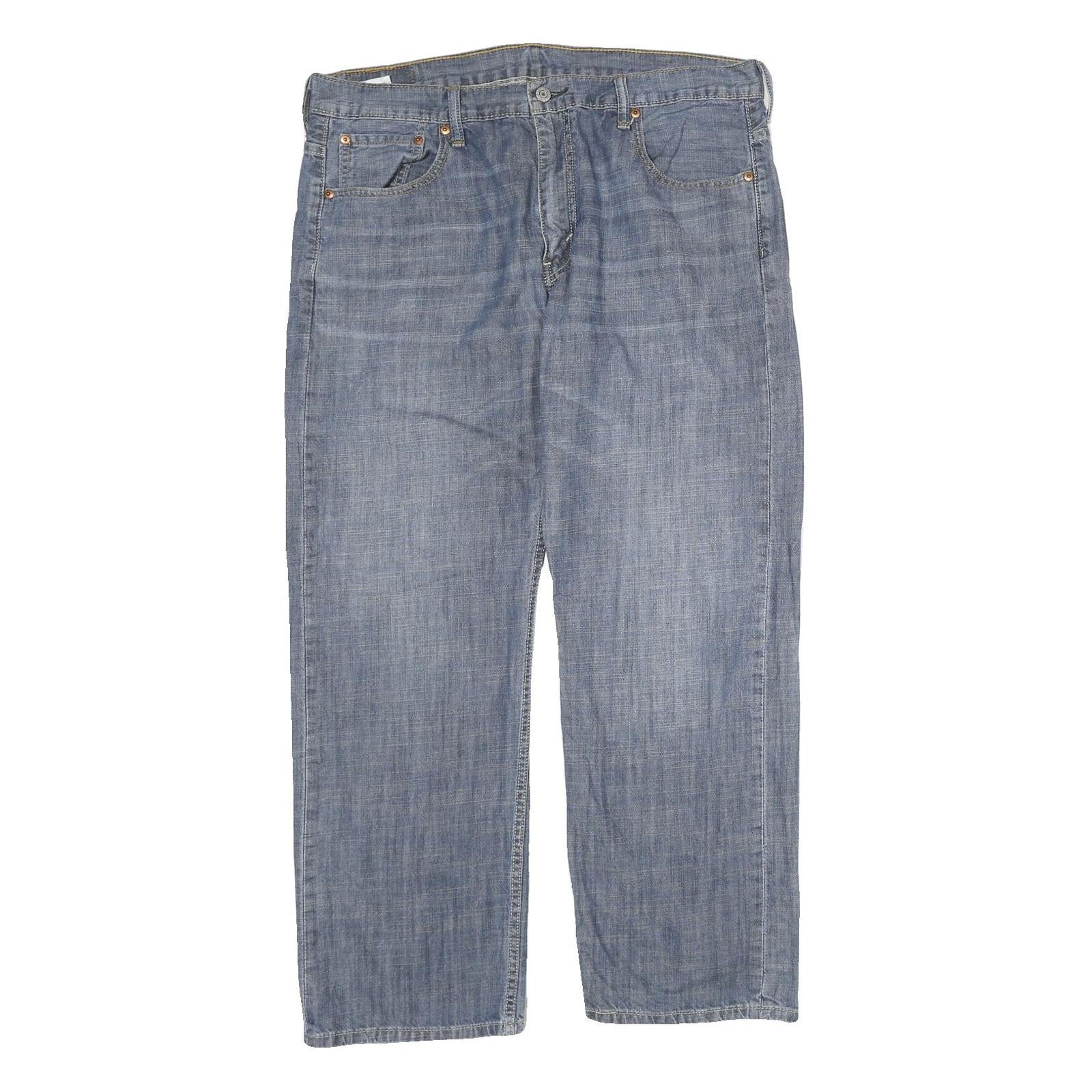 LEVI'S Mens Regular Fit Blue Denim Jeans W36 L32 Classic Cotton Zip Pockets Refurbished - N/A refurbished available on Cerqular