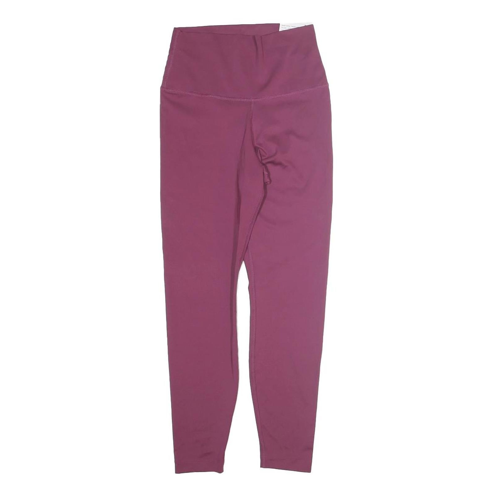 NIKE Womens Joggers Maroon XS W20 L24 Slim Tapered Yoga Training Leggings Refurbished - N/A refurbished available on Cerqular