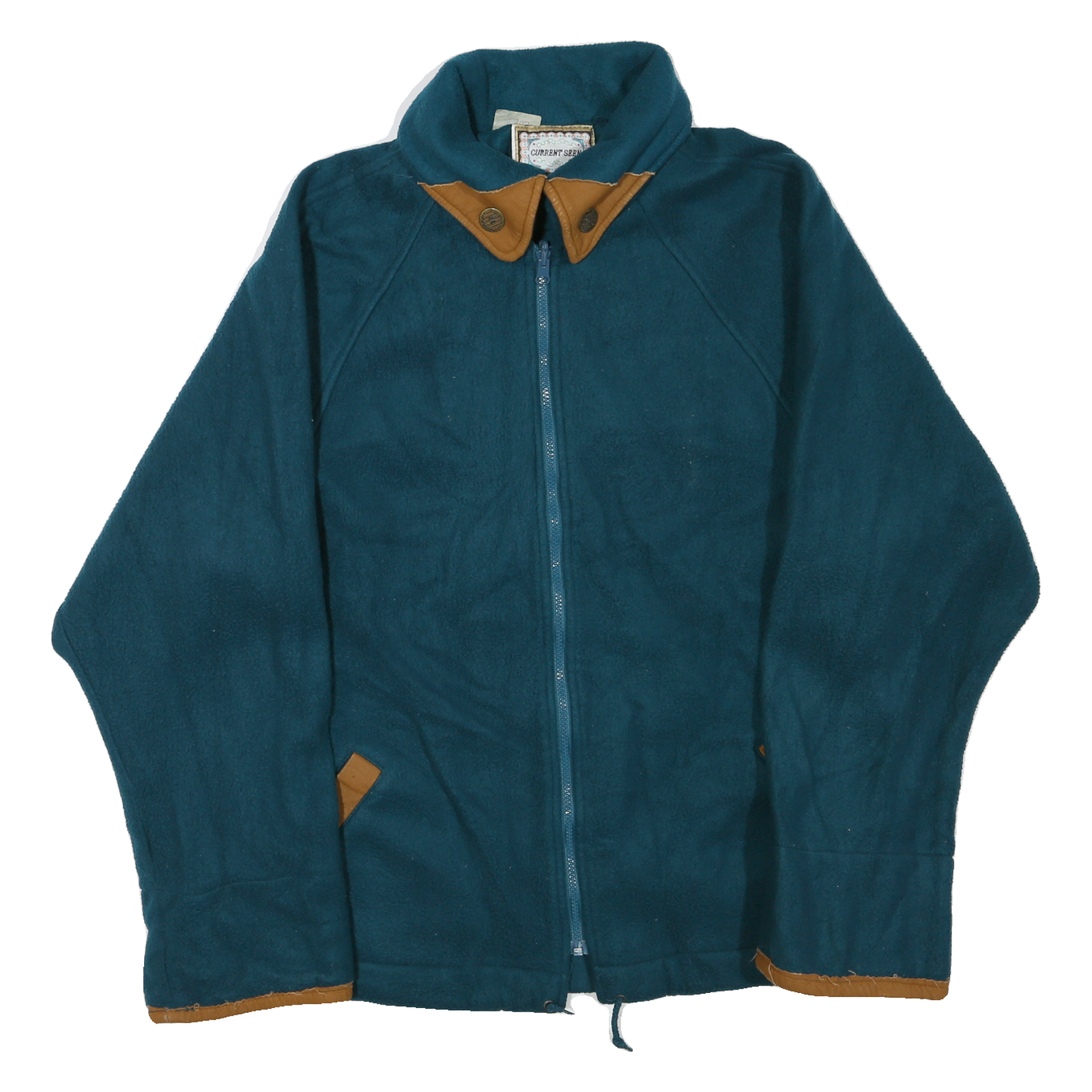 CURRENT SEEN Mens Blue Jacket M Polyester Blend Zip Plain Casual Outdoor Wear Refurbished - N/A refurbished available on Cerqular