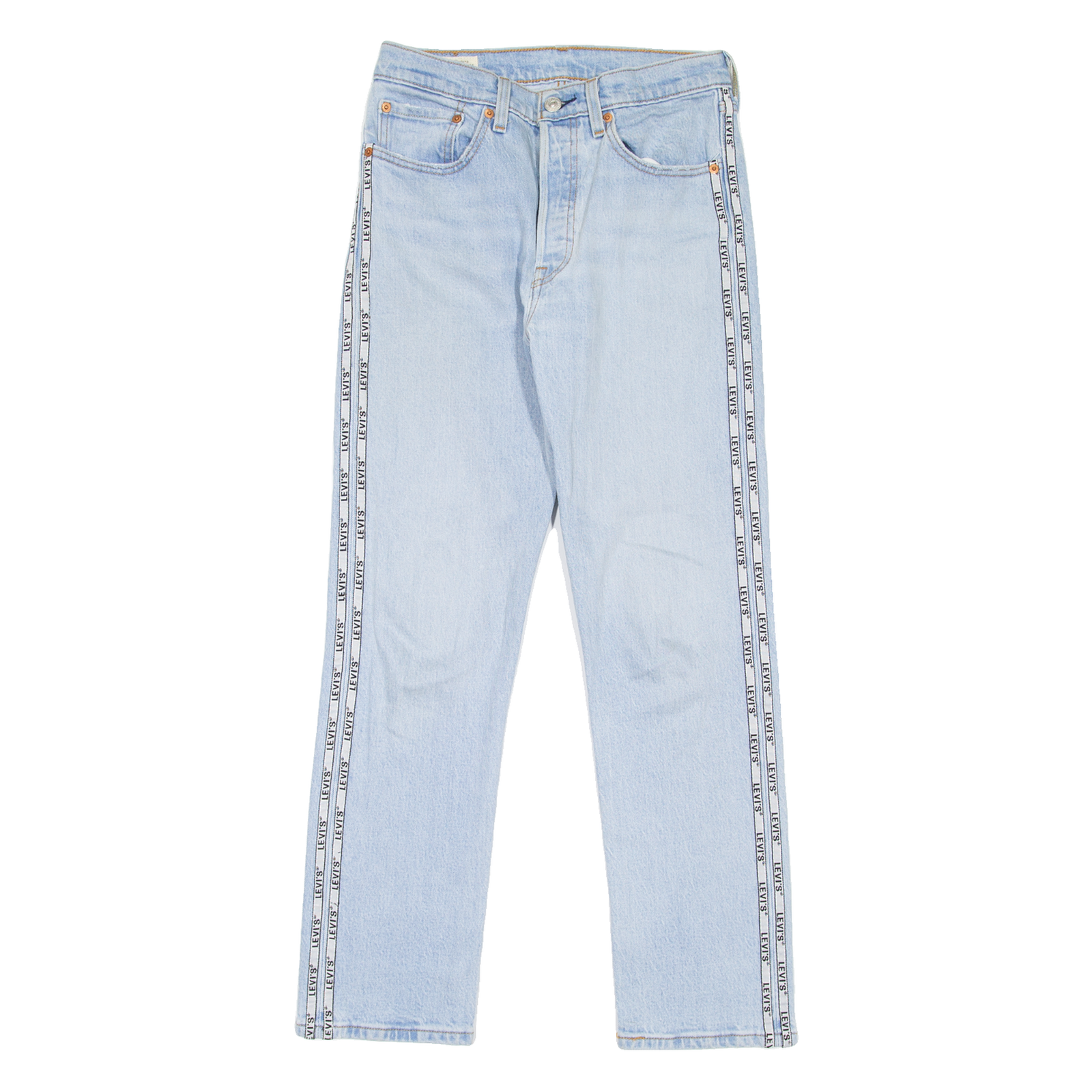 Buy LEVI'S 501 Jeans Spell-Out Premium Womens Blue Regular Straight W26 L28 Refurbished - $44.19 LEVI'S 501 Jeans Spell-Out Premium Womens Blue Regular Straight W26 L28 Refurbished - N/A refurbished available on Cerqular