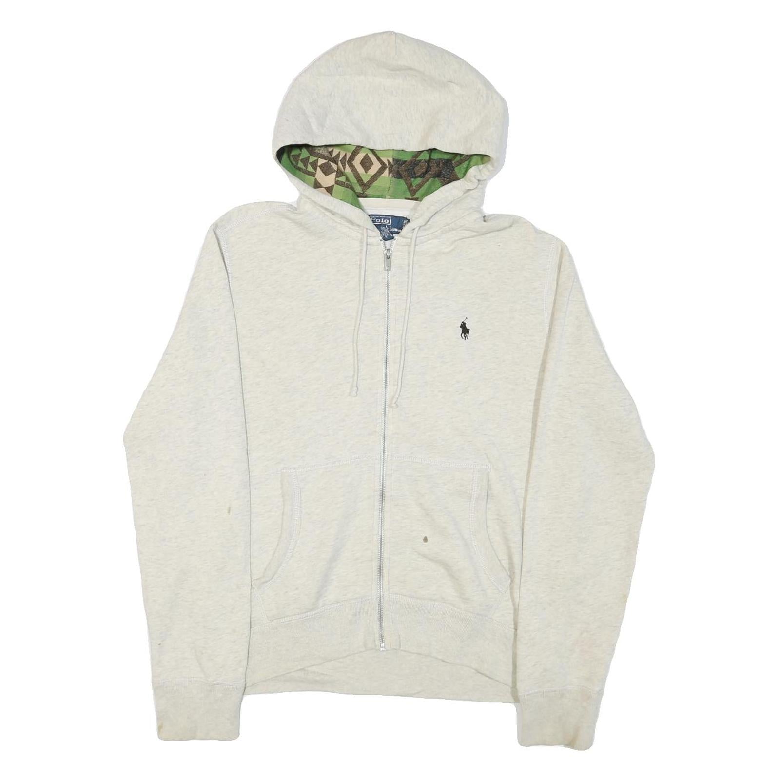 Buy POLO RALPH LAUREN Womens Cream Hoodie M Cotton Blend Zip Hooded Sweatshirt Refurbished - $42.89 POLO RALPH LAUREN Womens Cream Hoodie M Cotton Blend Zip Hooded Sweatshirt Refurbished - N/A refurbished available on Cerqular