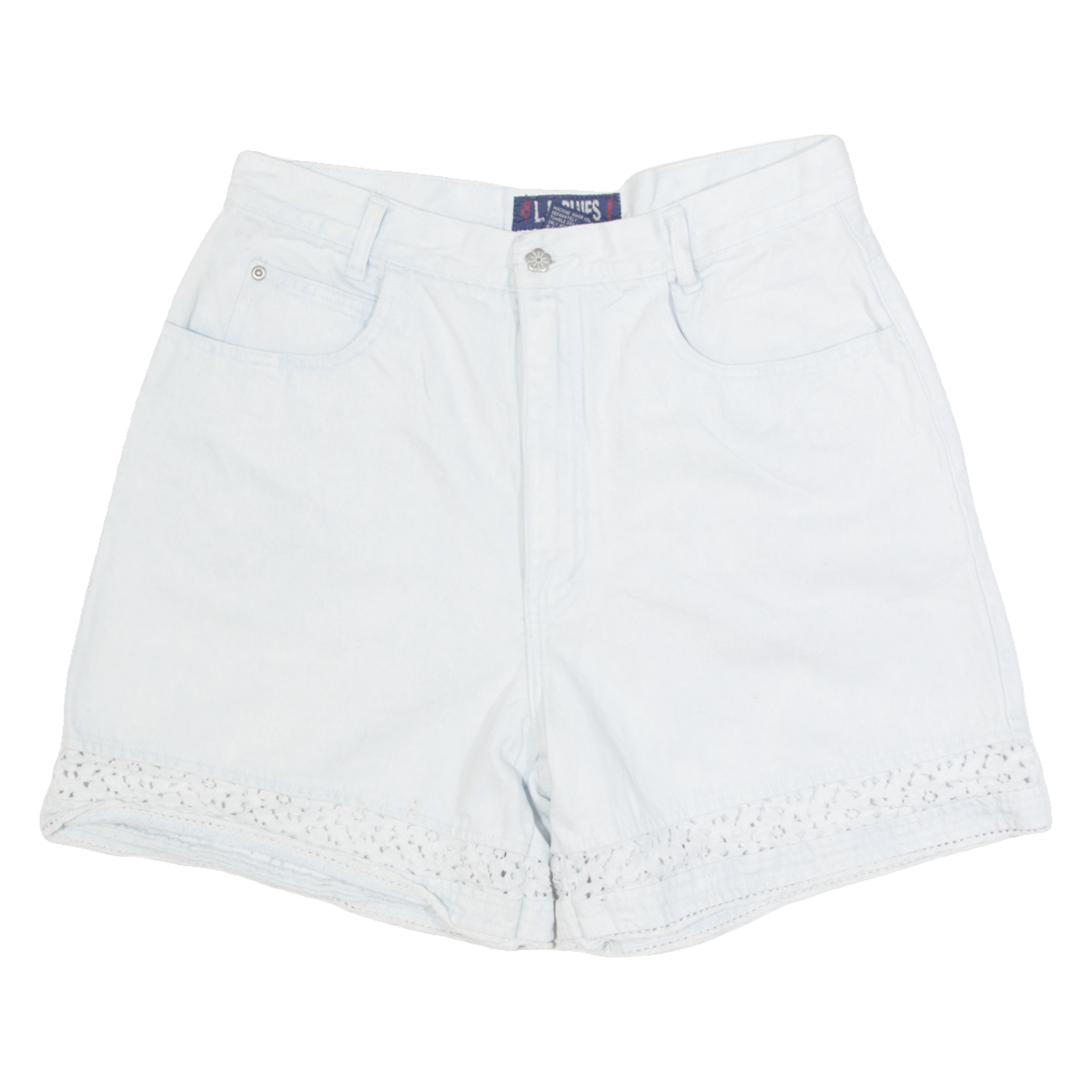 LA BLUES Womens Denim Shorts Blue S W28 Refurbished - N/A refurbished available on Cerqular