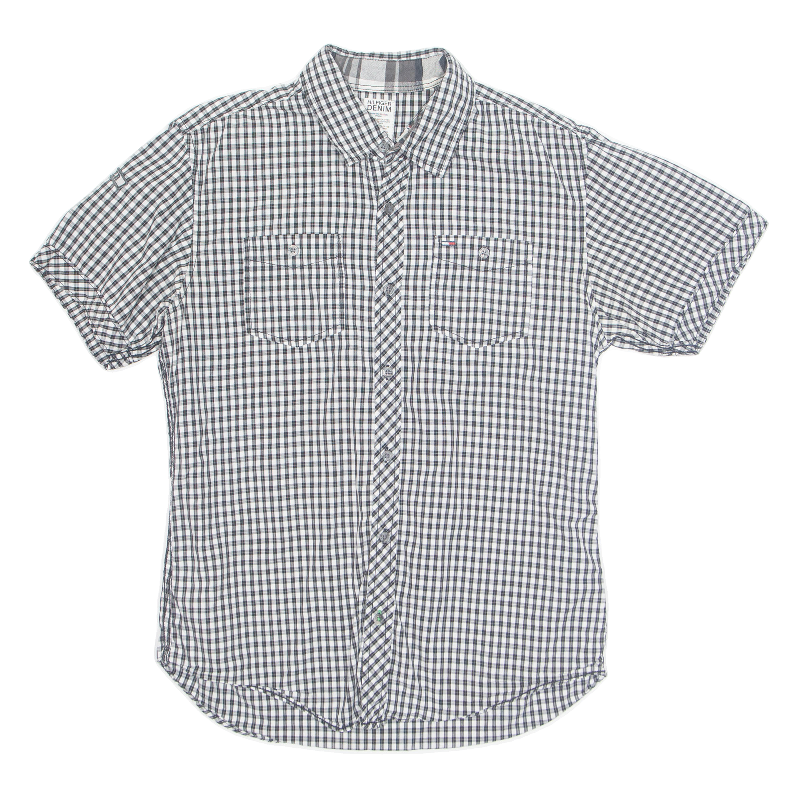 Buy TOMMY HILFIGER Mens Shirt Black Check M Refurbished - $31.19 TOMMY HILFIGER Mens Shirt Black Check M Refurbished - N/A refurbished available on Cerqular