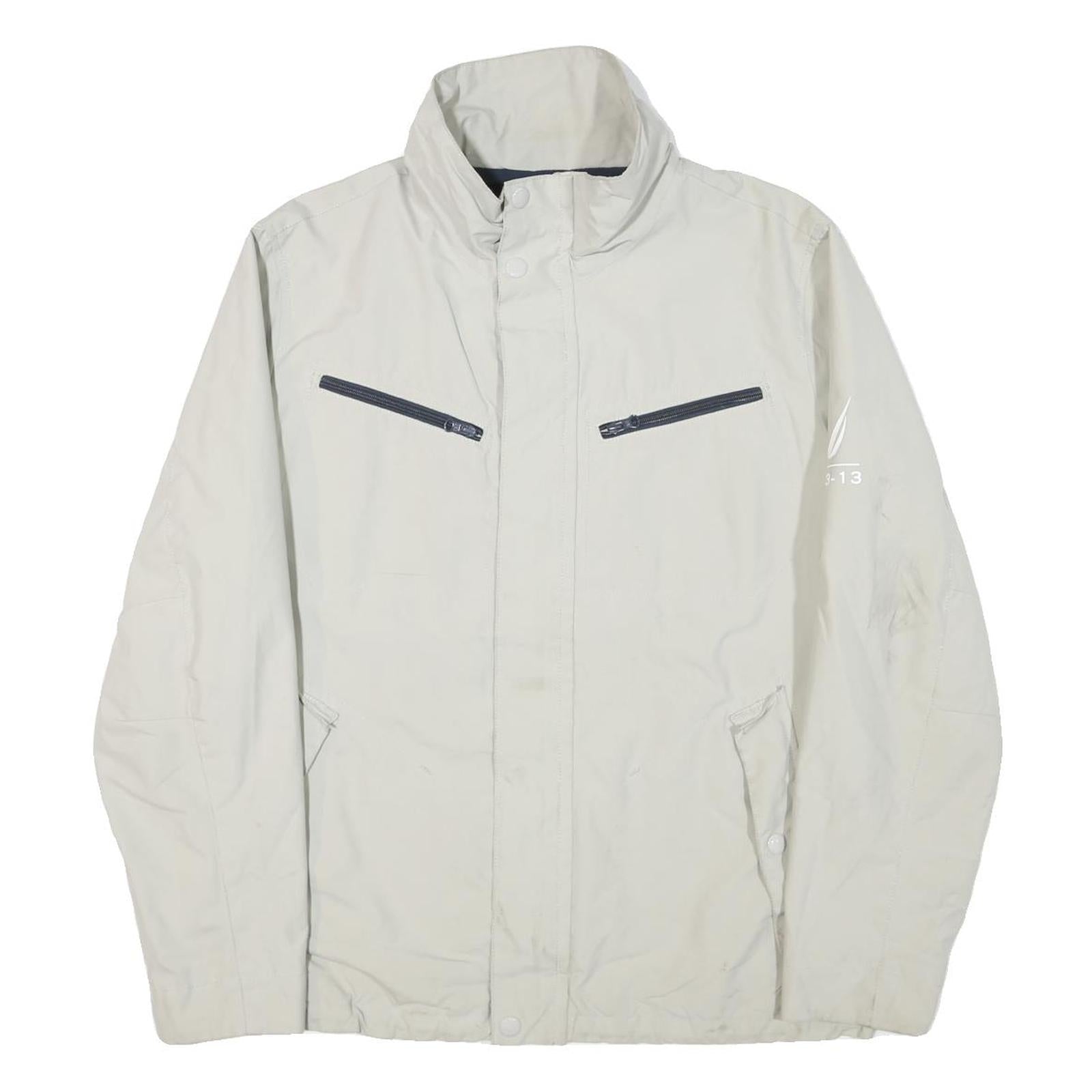 Buy NAUTICA Mens Beige Zip Up Polyester Blend Casual Jacket L Refurbished - $36.39 NAUTICA Mens Beige Zip Up Polyester Blend Casual Jacket L Refurbished - N/A refurbished available on Cerqular