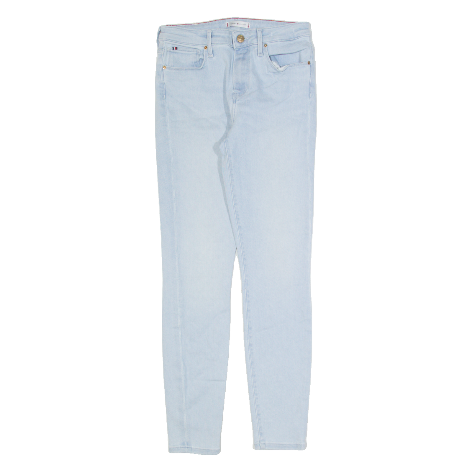 TOMMY HILFIGER Womens Jeans Blue Slim Skinny Stone Wash W28 L28 Refurbished - N/A refurbished available on Cerqular