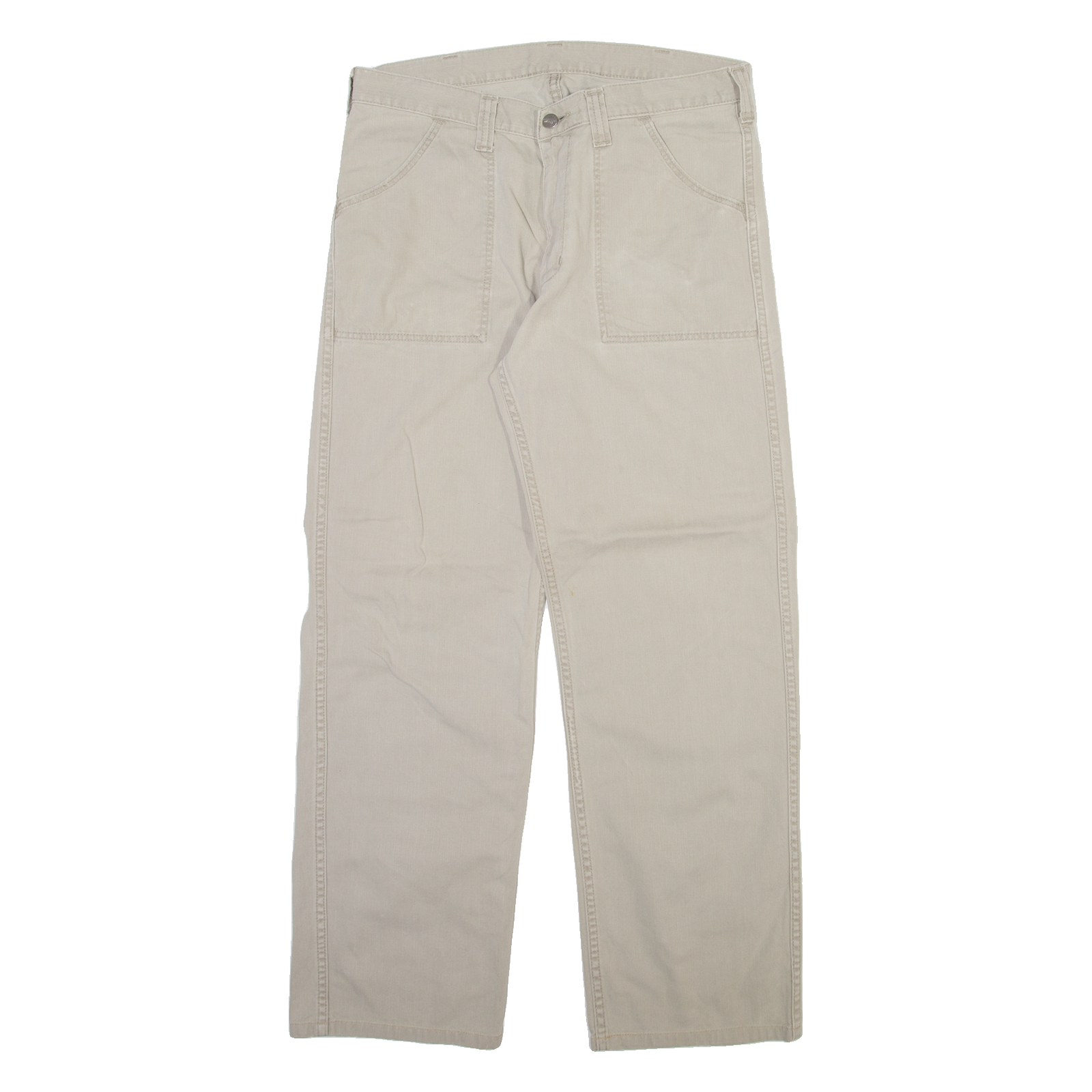 WRANGLER Mens Trousers Grey Relaxed Straight W32 L29 Refurbished - N/A refurbished available on Cerqular