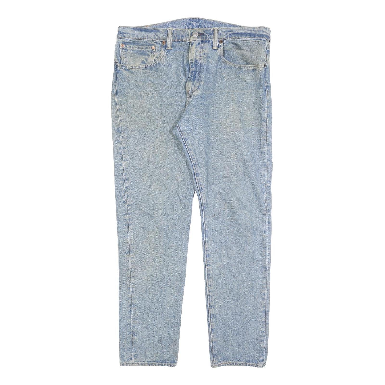 LEVI'S 512 Tapered Mens Jeans Blue Slim Denim Light W34 L32 Classic Cotton Blend Refurbished - N/A refurbished available on Cerqular