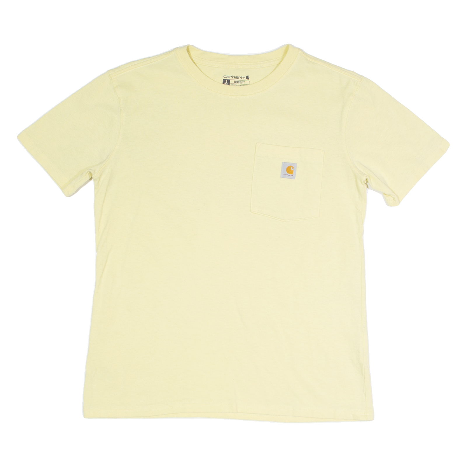 CARHARTT Loose Fit Womens T-Shirt Yellow S Refurbished - N/A refurbished available on Cerqular