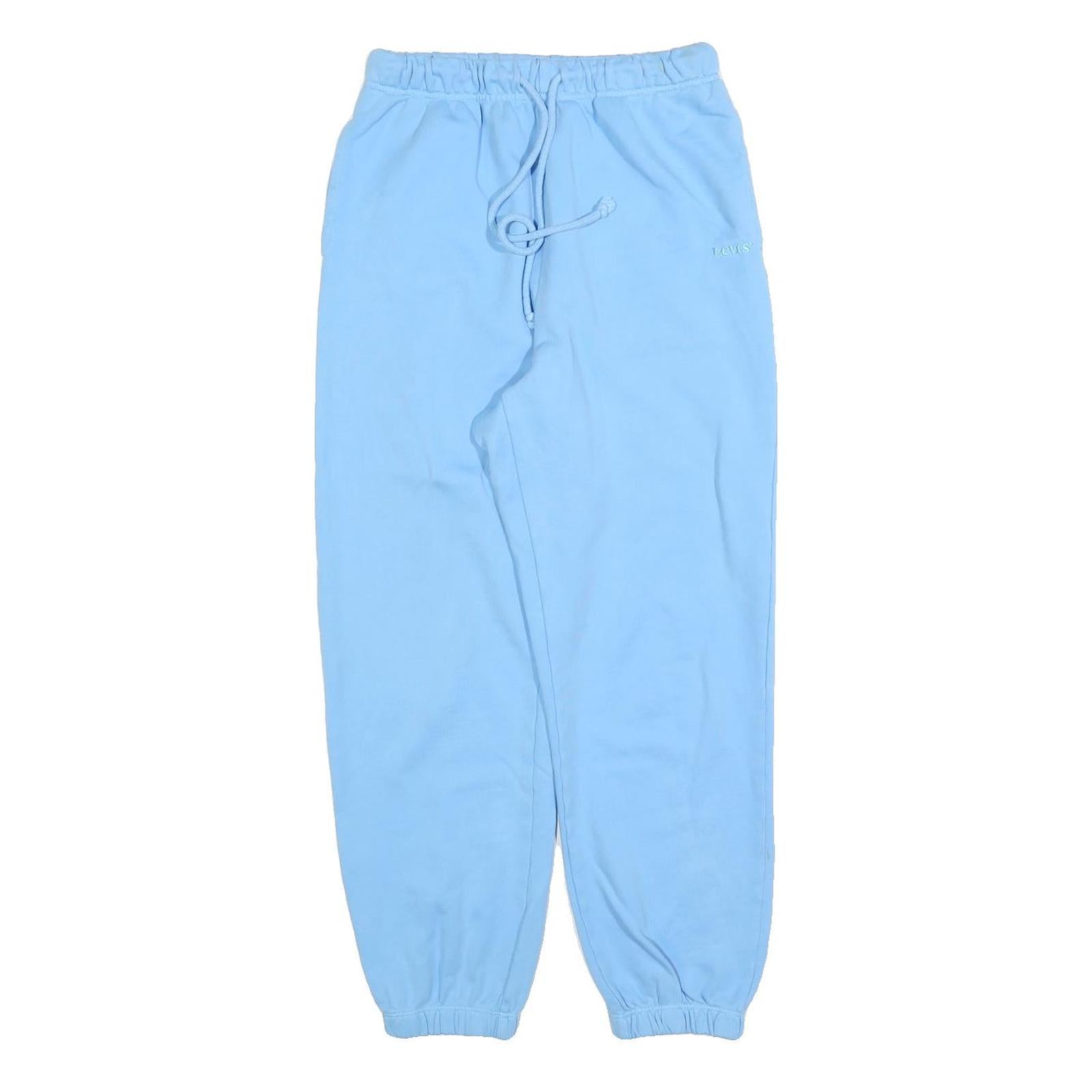 LEVI'S Womens Joggers Blue XS W24 L26 Cotton Blend Regular Fit Tapered Leg Refurbished - N/A refurbished available on Cerqular