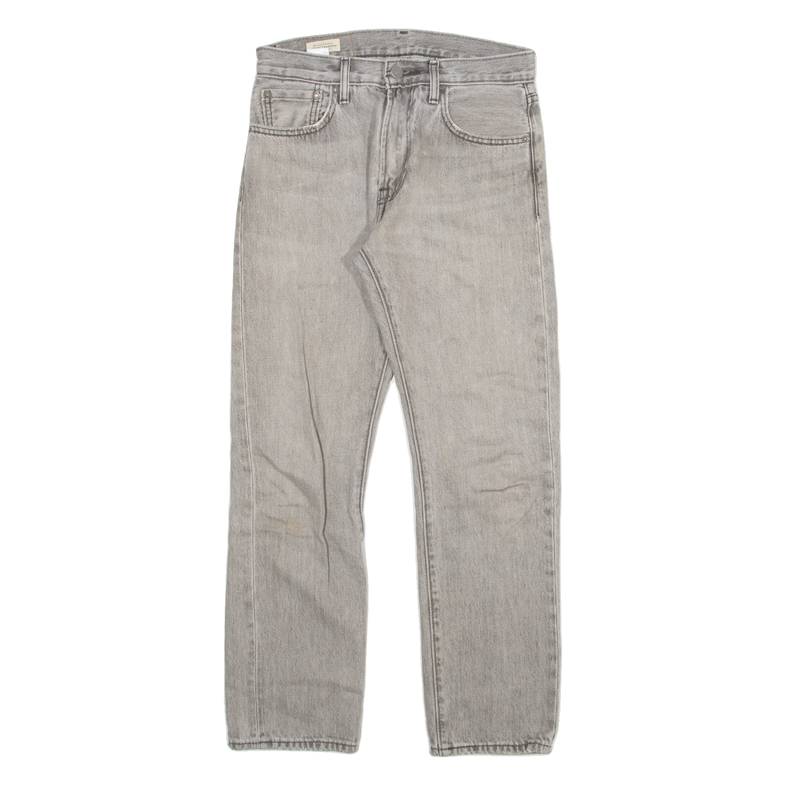 LEVI'S 551 Z Big E Mens Jeans Grey Regular Skinny Stone Wash W28 L30 Refurbished - N/A refurbished available on Cerqular