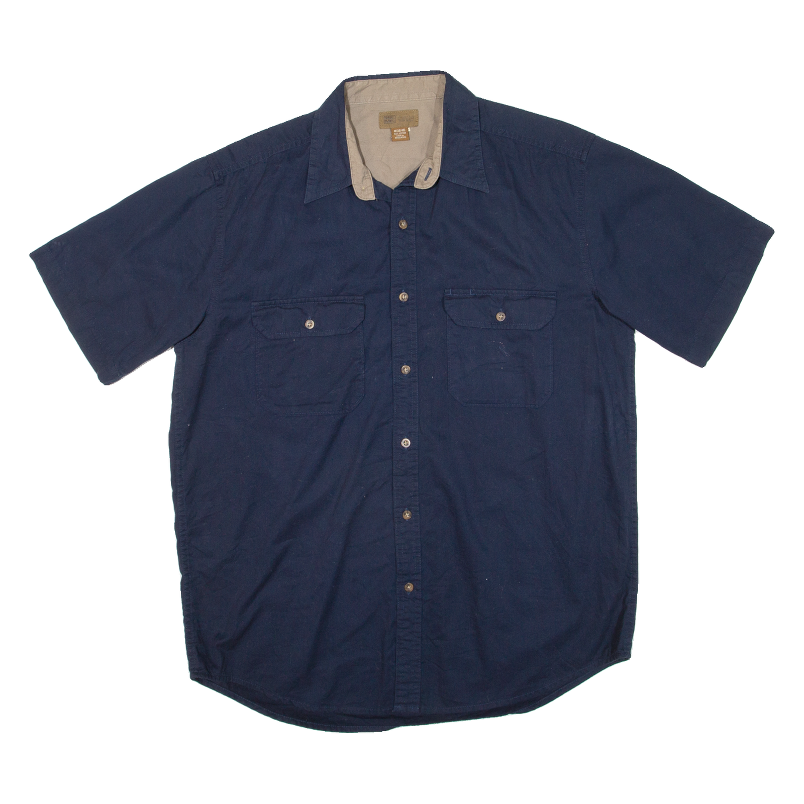 ORIGINALS Mens Plain Shirt Blue M Refurbished - N/A refurbished available on Cerqular