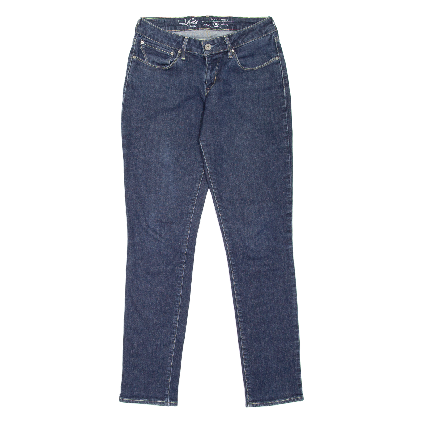 LEVI'S Womens Jeans Blue Slim Skinny W26 L32 Refurbished - N/A refurbished available on Cerqular