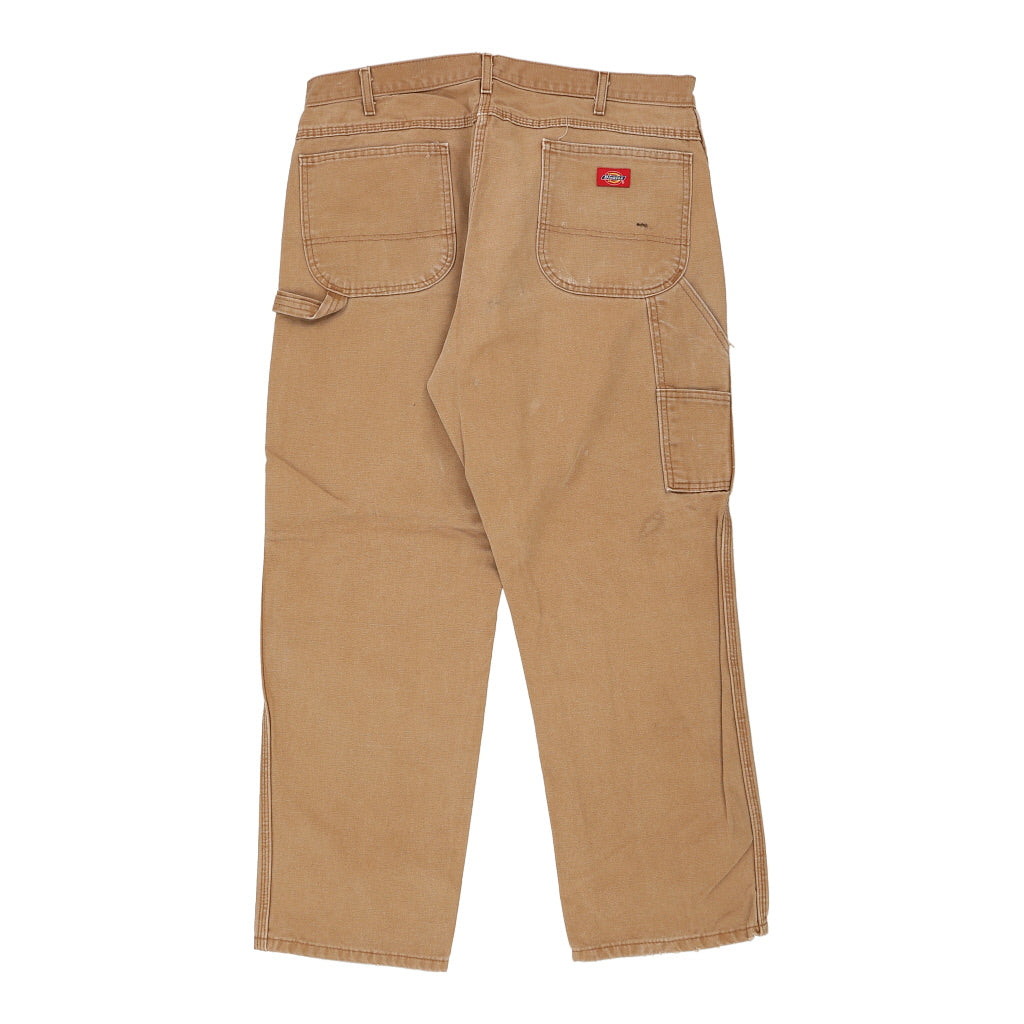 Dickies Carpenter Trousers - 38W 30L Brown Cotton Refurbished - Thrifted (note: this is a term often used to describe second- refurbished available on Cerqular