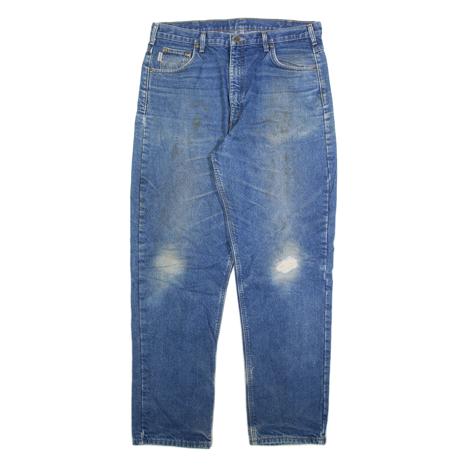 CARHARTT Lined Mens Jeans Blue Relaxed Straight W38 L34 Refurbished - N/A refurbished available on Cerqular