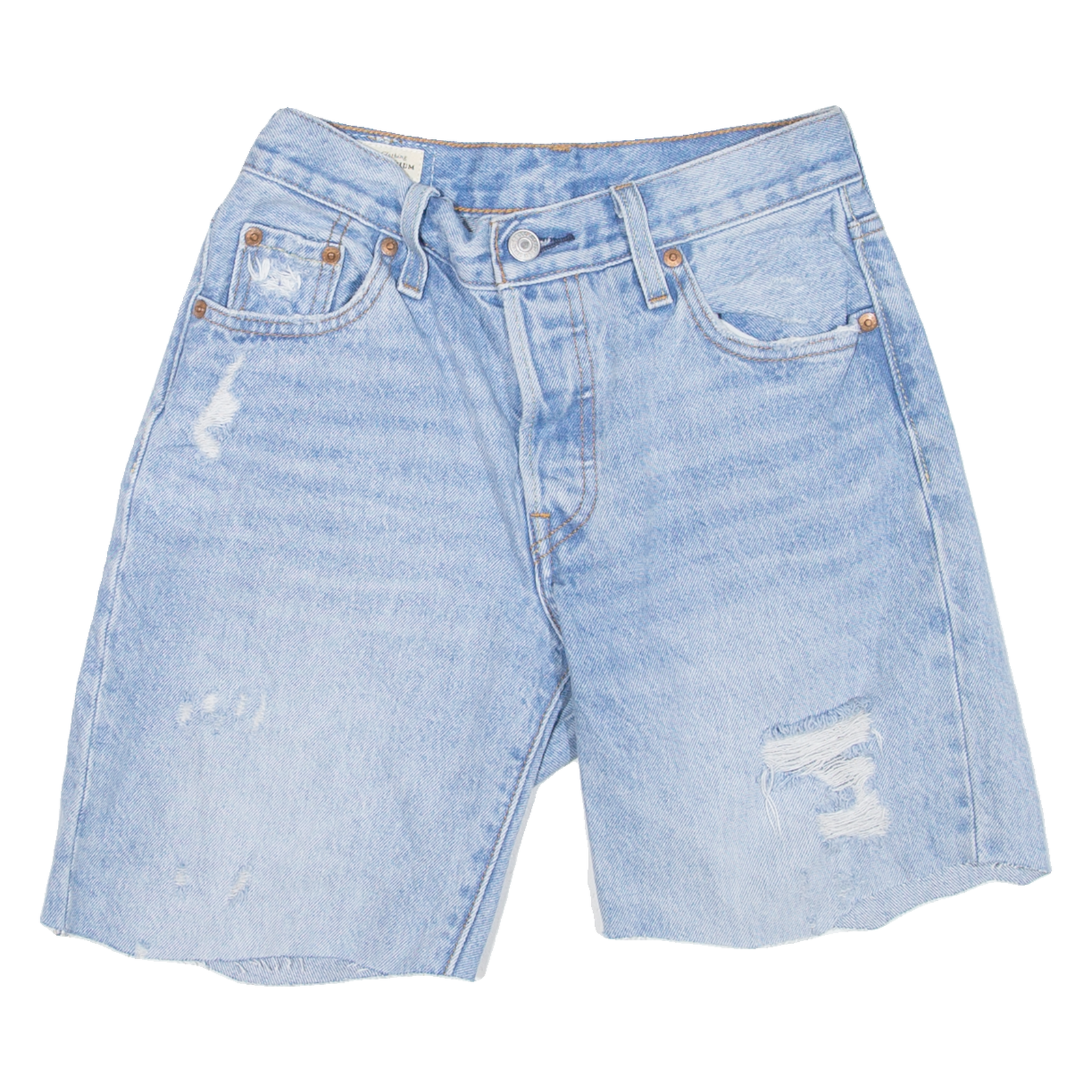 LEVI'S 501 90s BIG E Womens Jorts Shorts Blue XXS W23 Refurbished - N/A refurbished available on Cerqular