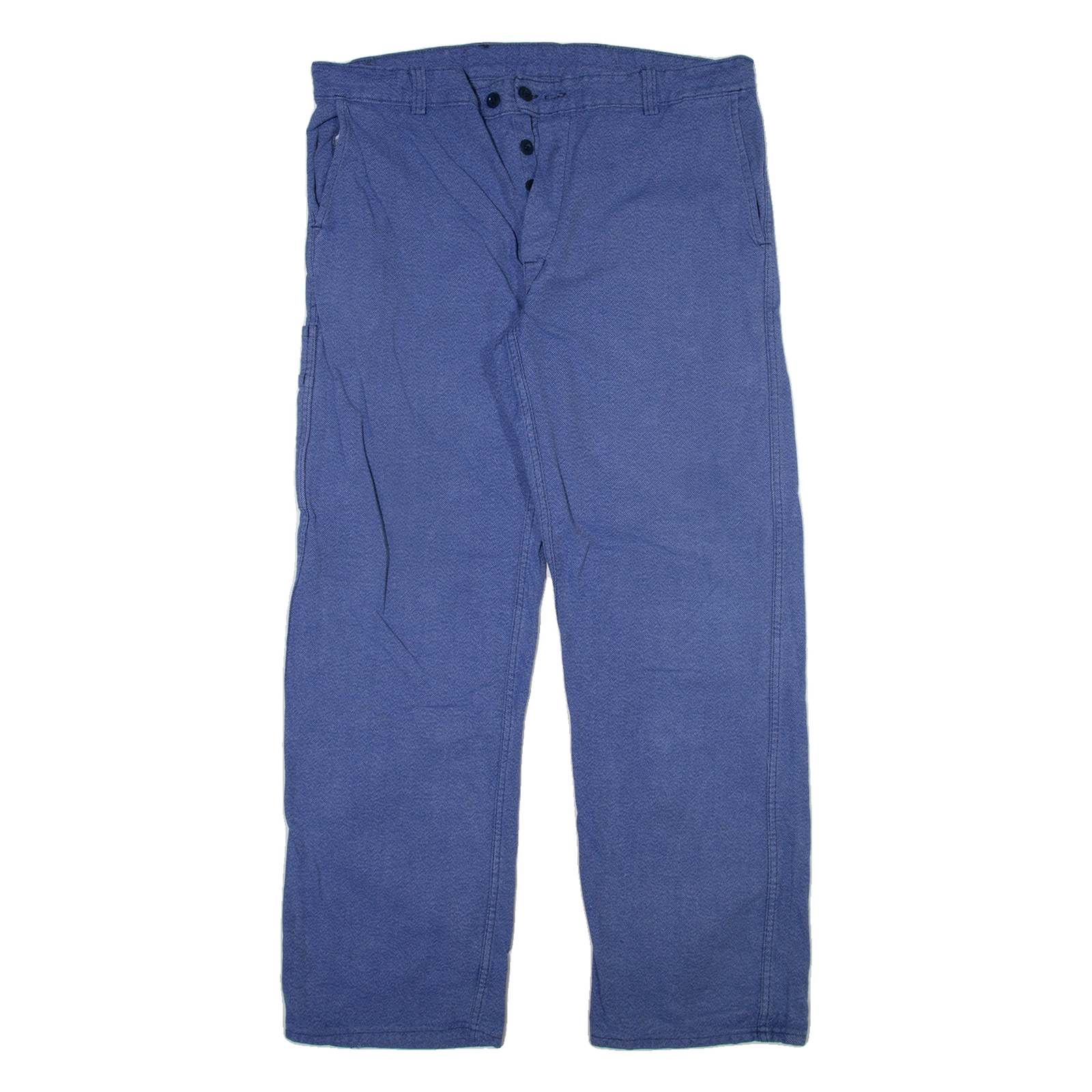 FISCHER PECHEUR Workwear Mens Trousers Blue Regular Straight W40 L31 Refurbished - N/A refurbished available on Cerqular