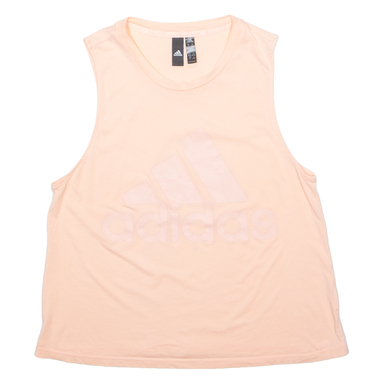 ADIDAS Womens Vest Pink Sleeveless L Refurbished - N/A refurbished available on Cerqular