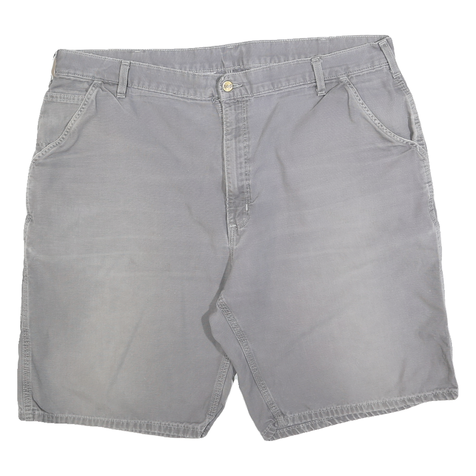 CARHARTT Mens Shorts Grey Casual Cargo Plain 2XL W42 Workwear Cotton Blend Refurbished - N/A refurbished available on Cerqular