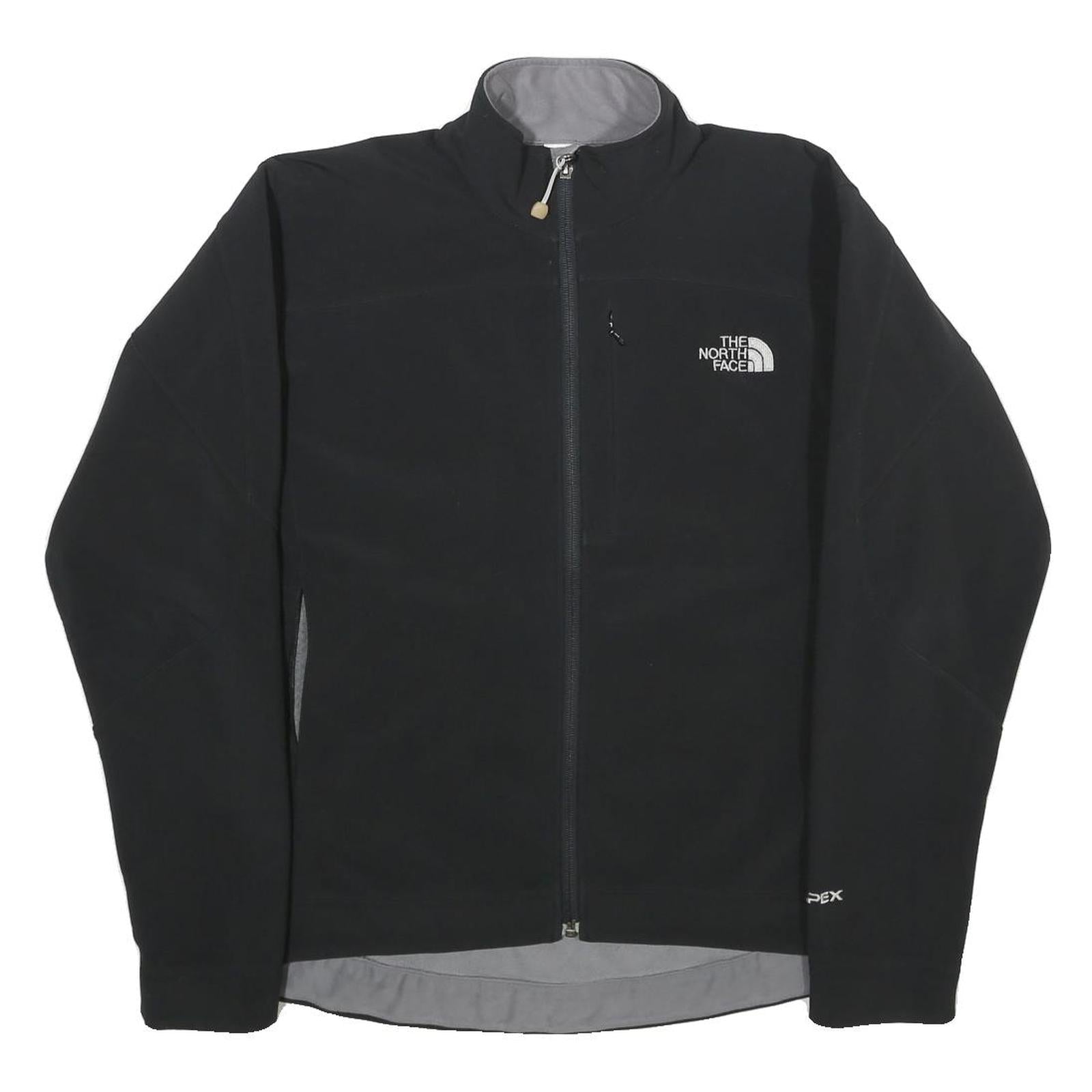 THE NORTH FACE Womens Black Softshell Jacket L Polyester Blend Zip Outdoor Refurbished - N/A refurbished available on Cerqular