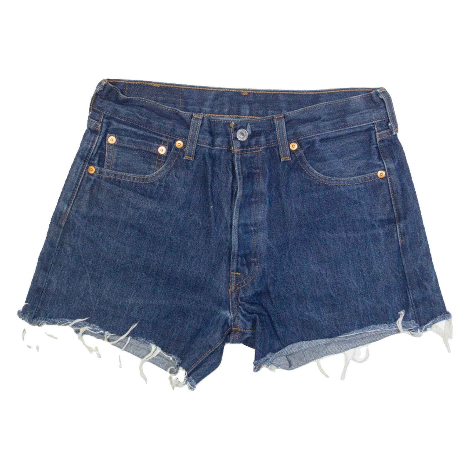 LEVI'S 501 Cut Off Womens Denim Shorts Blue M W31 Refurbished - N/A refurbished available on Cerqular