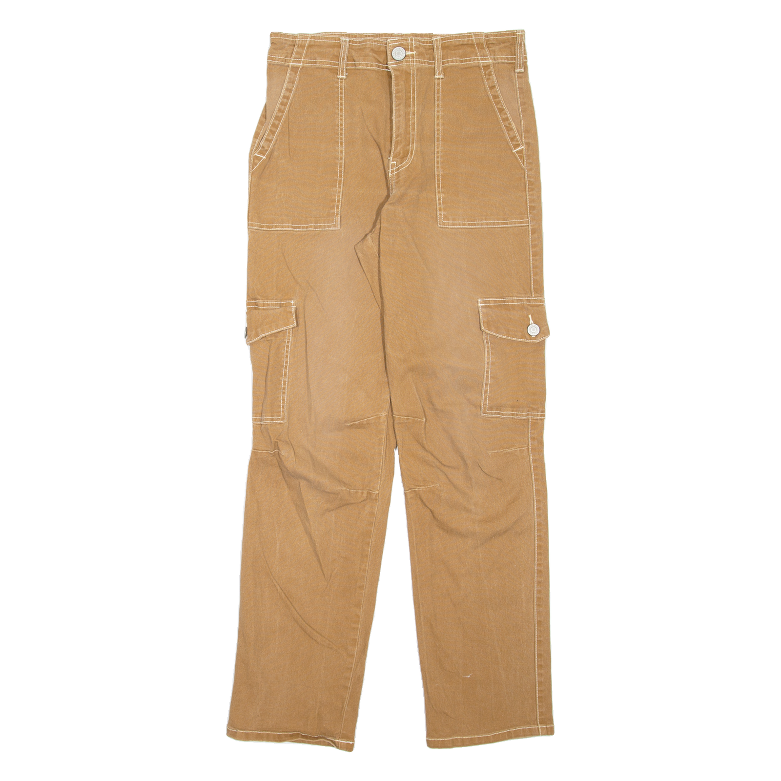 DICKIES Workwear Womens Jeans Beige Slim Straight W28 L28 Refurbished - N/A refurbished available on Cerqular