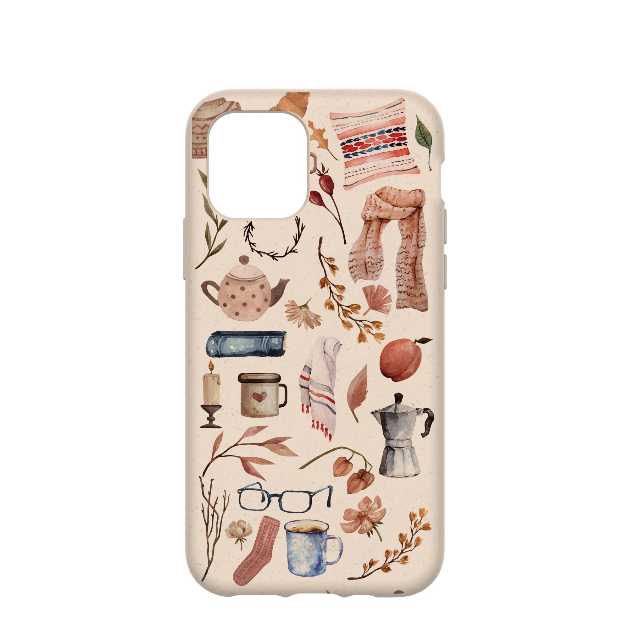 Seashell Creature Comforts iPhone 11 Pro Case Refurbished - Pela Case refurbished available on Cerqular