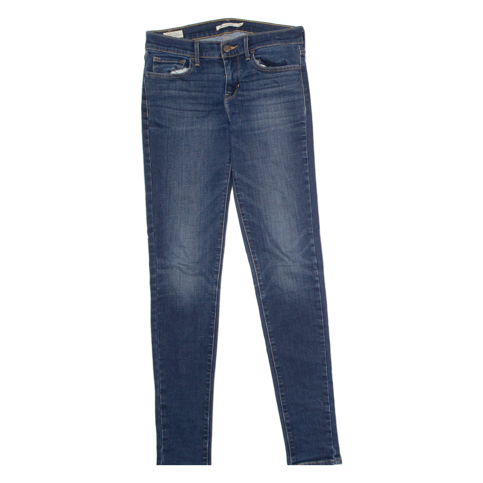 LEVI'S 710 Womens Jeans Blue Slim Skinny Stone Wash W28 L32 Refurbished - N/A refurbished available on Cerqular