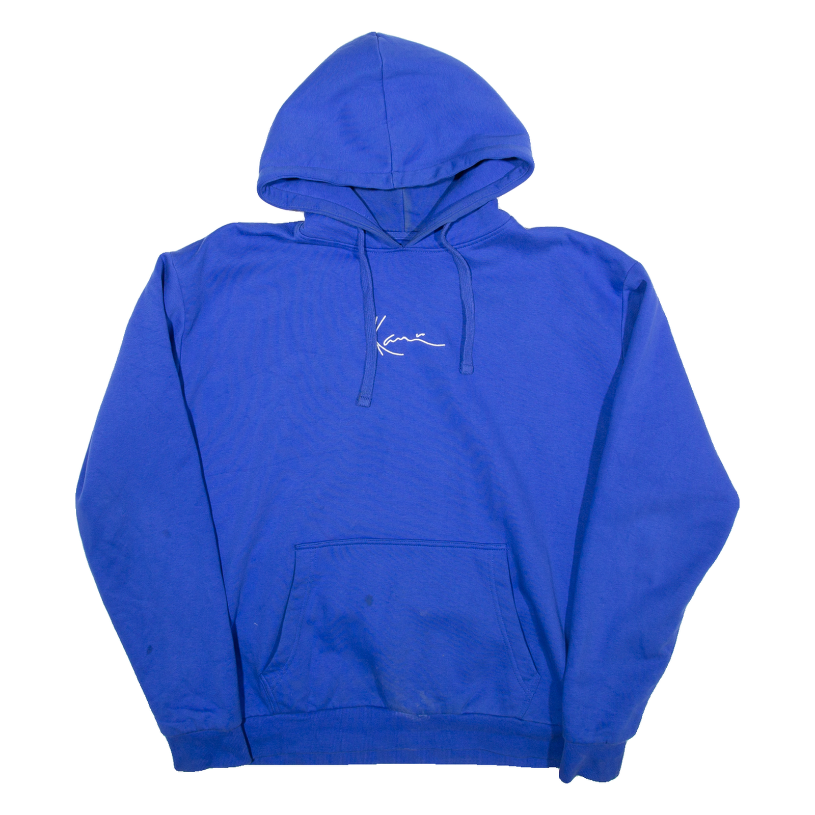 KARL KANI Womens Blue Hoodie L Refurbished - N/A refurbished available on Cerqular