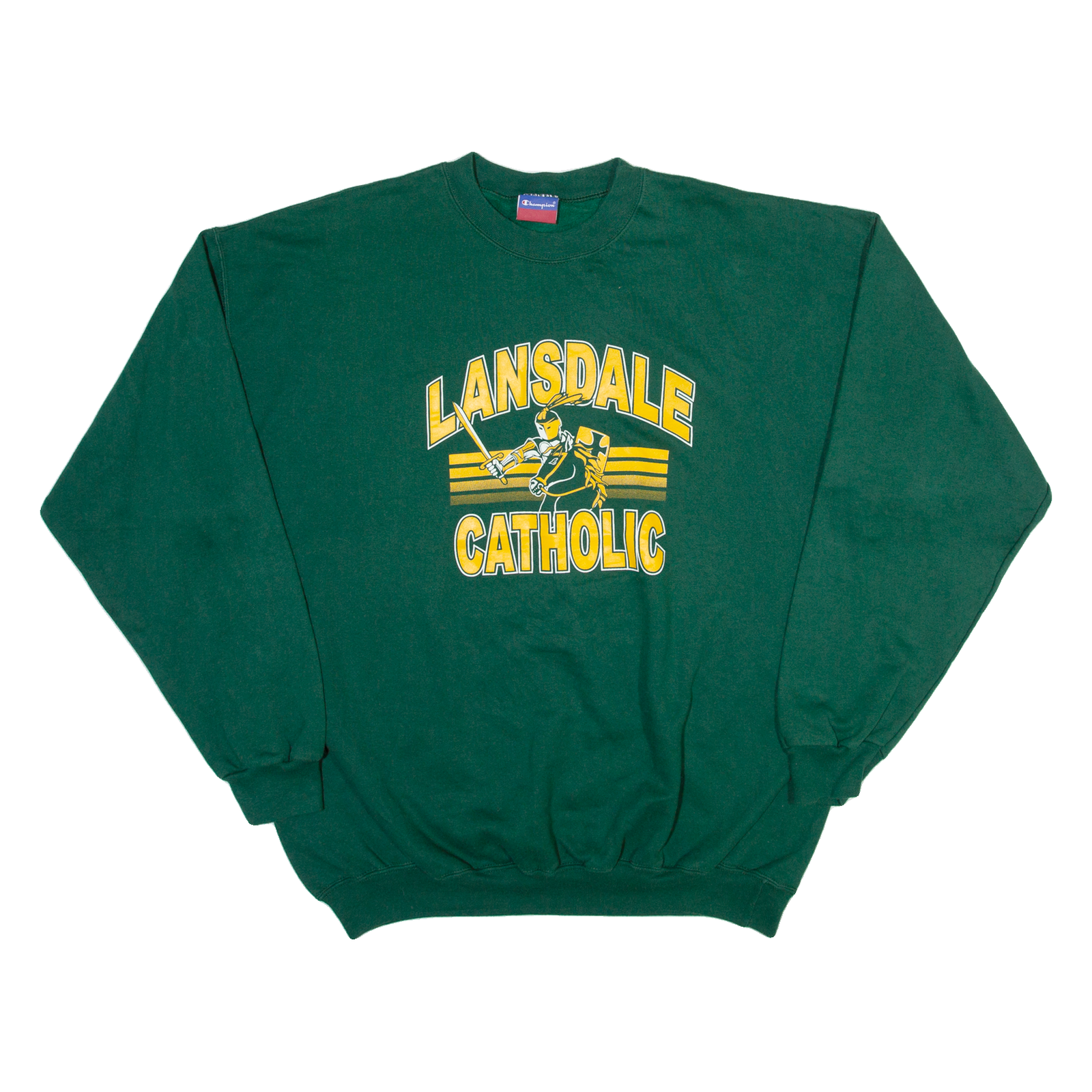 CHAMPION Lansdale Catholic Mens Sweatshirt Green USA XL Refurbished - N/A refurbished available on Cerqular