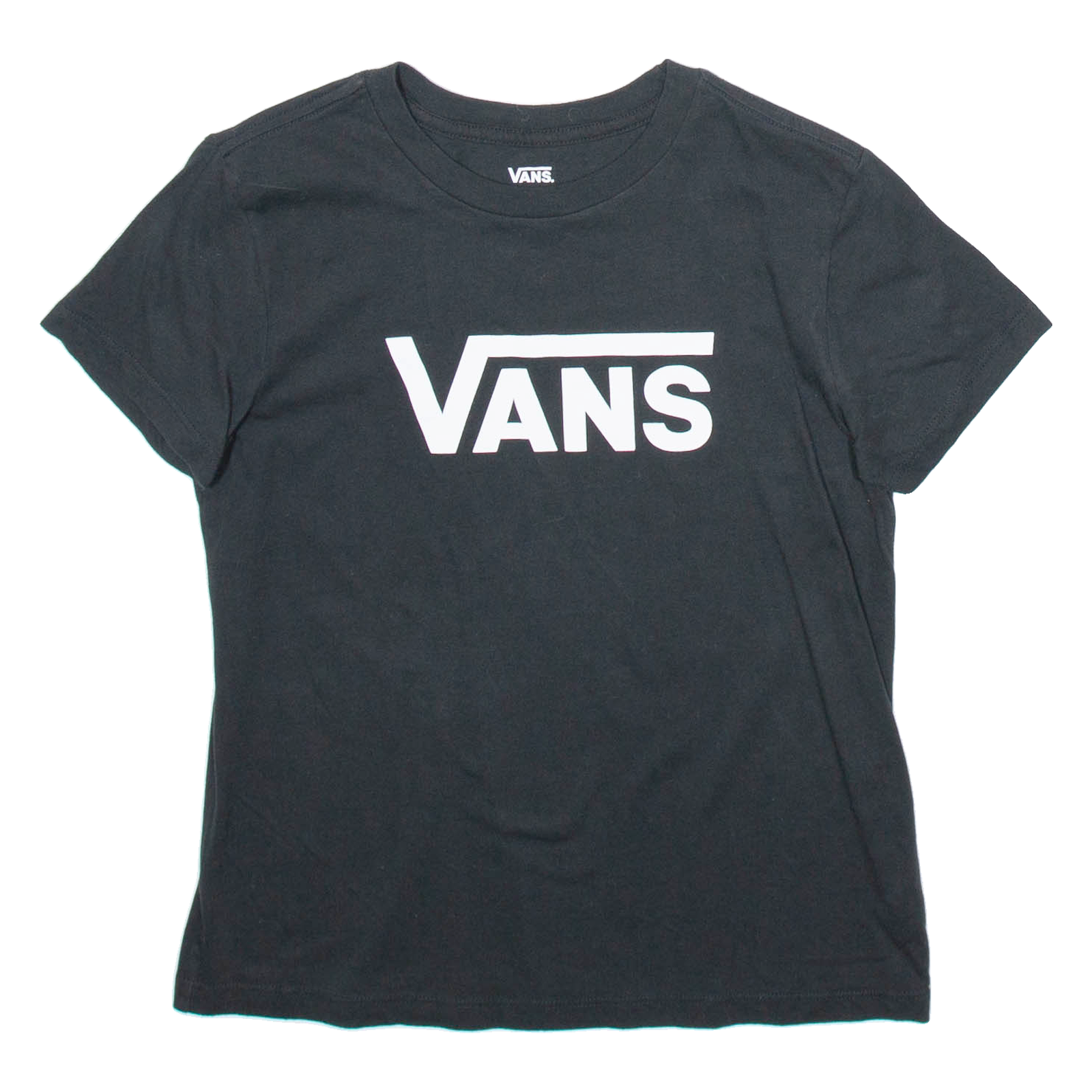 VANS Womens T-Shirt Black S Refurbished - N/A refurbished available on Cerqular