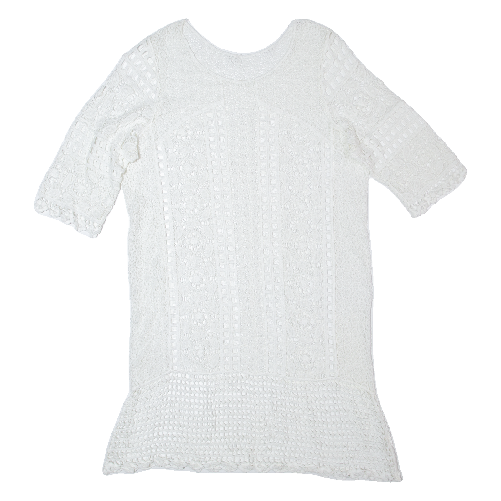 Buy Womens Shift Dress White Crochet Short Sleeve Short M Refurbished - $16.37 Womens Shift Dress White Crochet Short Sleeve Short M Refurbished - N/A refurbished available on Cerqular
