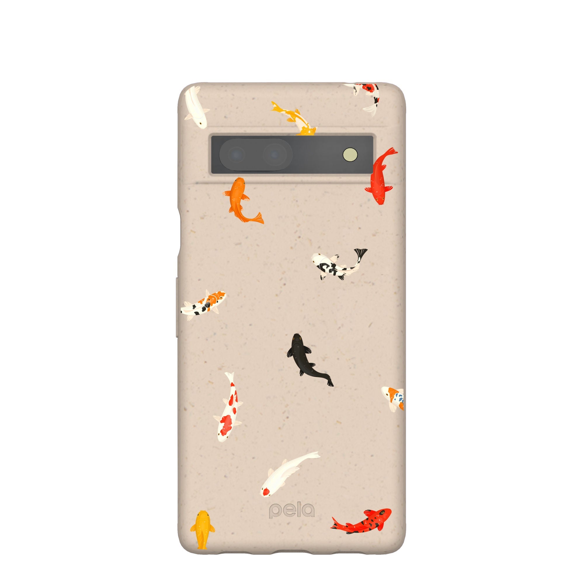 Seashell Lil Koi Google Pixel 7a Case Refurbished - Pela Case refurbished available on Cerqular