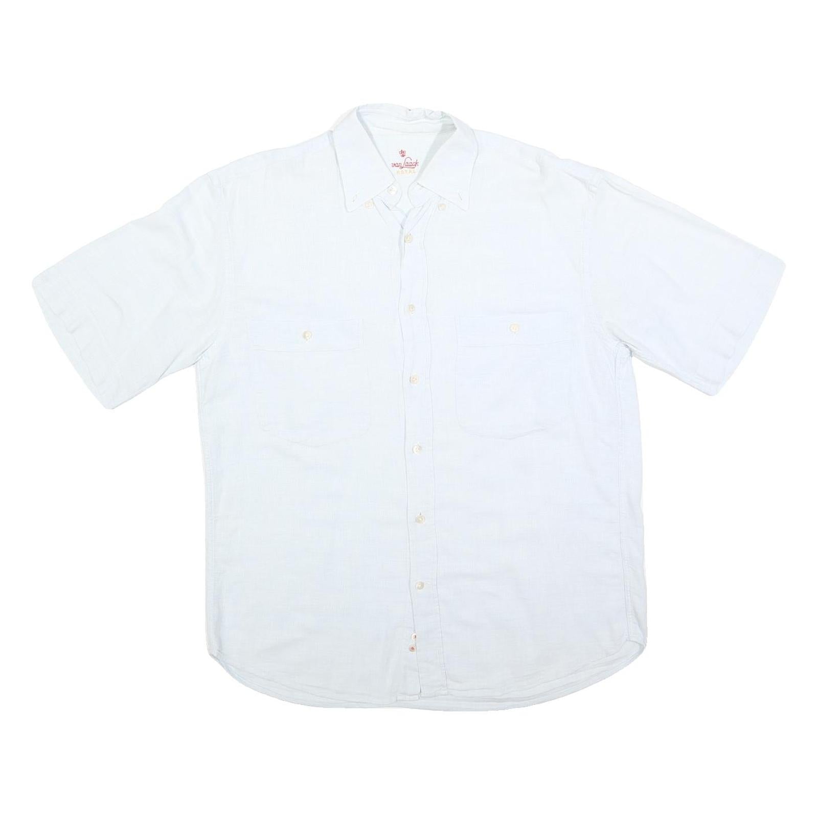 Buy VAN JAACK Mens White & Cream Cotton Blend Shirt L Button Casual Plain Summer Refurbished - $19.49 VAN JAACK Mens White & Cream Cotton Blend Shirt L Button Casual Plain Summer Refurbished - N/A refurbished available on Cerqular