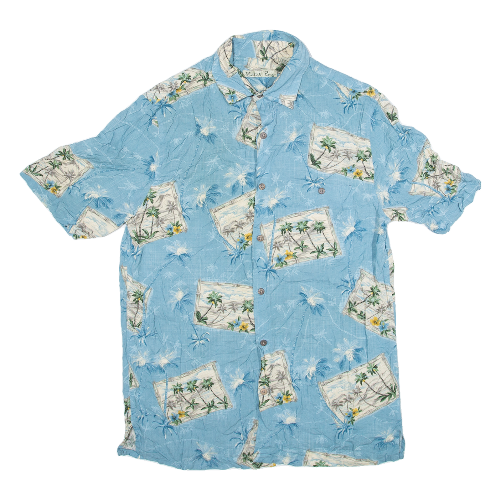 Buy BATCK BAY Mens Hawaiian Shirt Blue Floral S Refurbished - $18.19 BATCK BAY Mens Hawaiian Shirt Blue Floral S Refurbished - N/A refurbished available on Cerqular