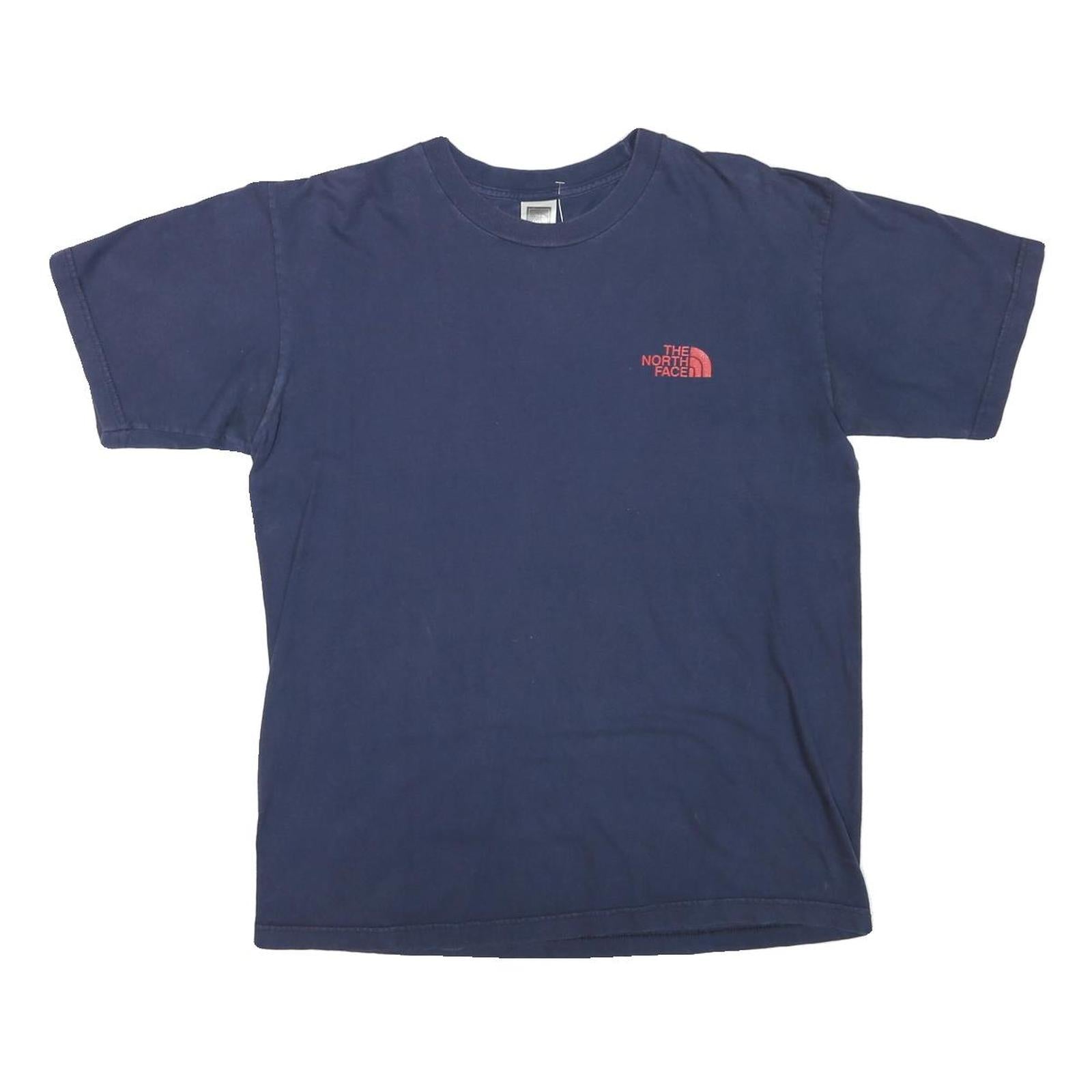THE NORTH FACE Mens Navy Blue Graphic T-Shirt M Short Sleeve Crew Neck Outdoor Refurbished - N/A refurbished available on Cerqular