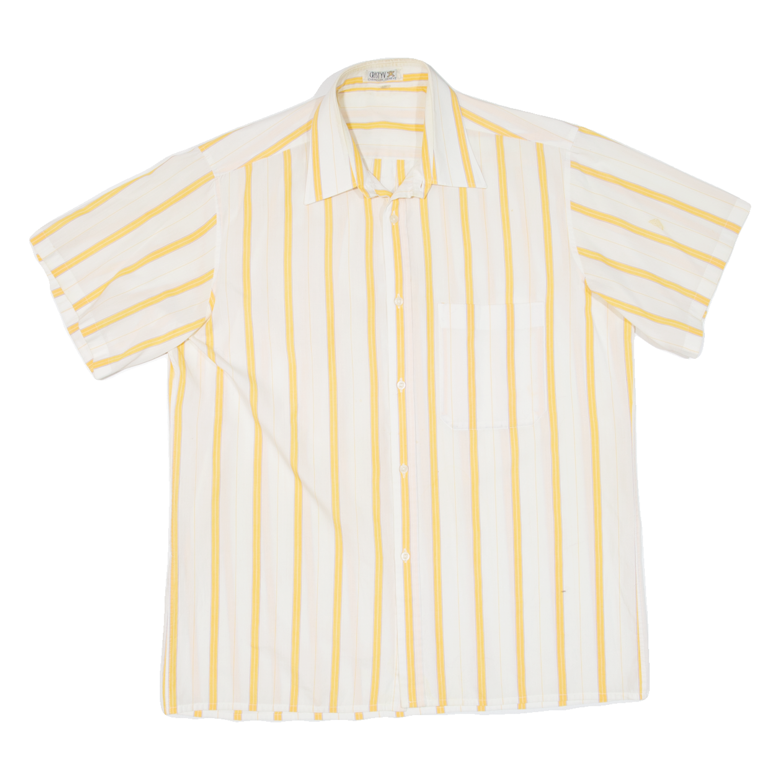 Mens Shirt Yellow Striped S Refurbished - N/A refurbished available on Cerqular