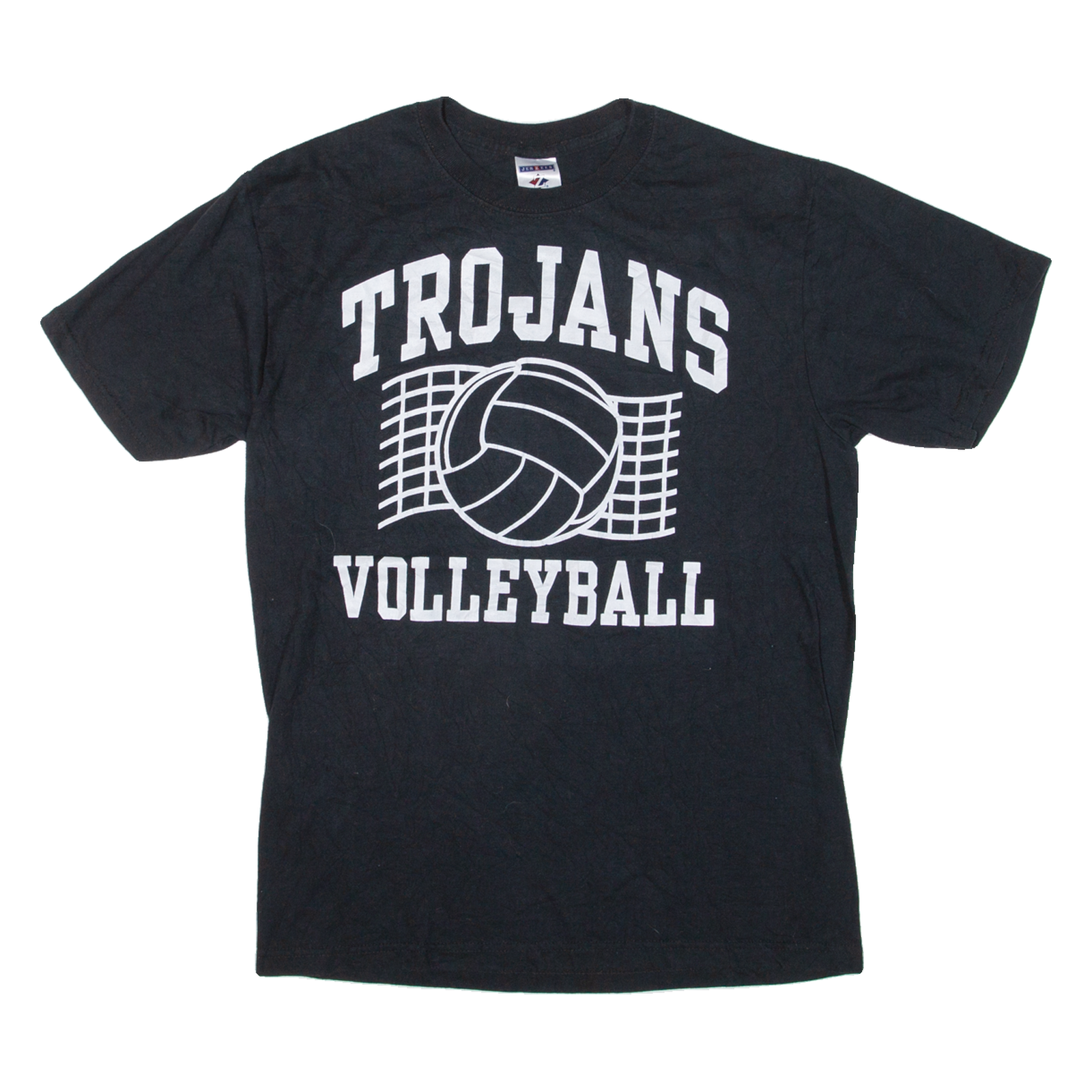 JERZEES Trojans Volleyball Mens T-Shirt Black USA M Refurbished - N/A refurbished available on Cerqular